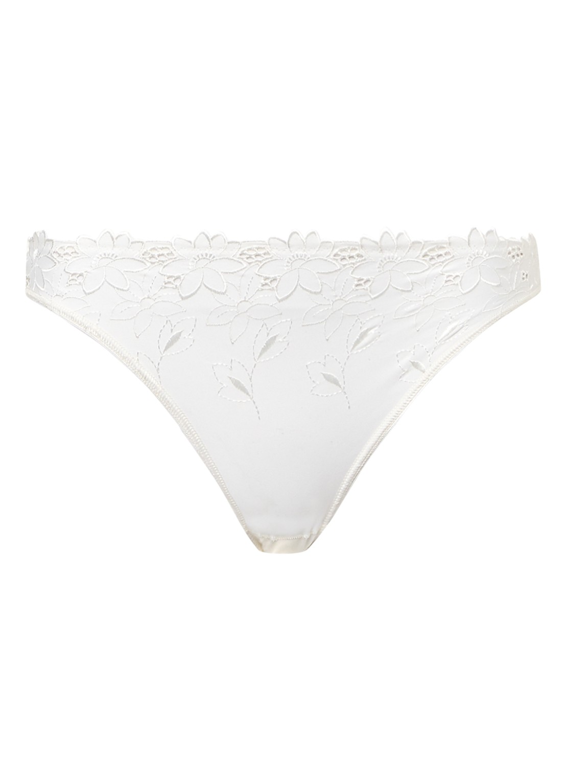 Passionata Forever slip met afwerking van kant - voorkant ivoor