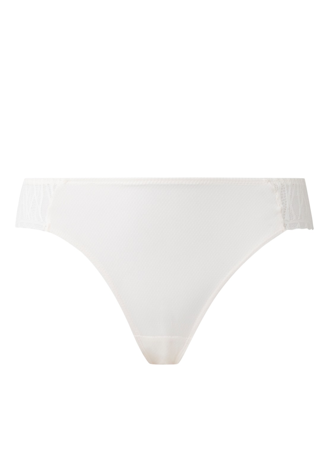 Passionata Forever slip met afwerking van kant - voorkant gebroken wit