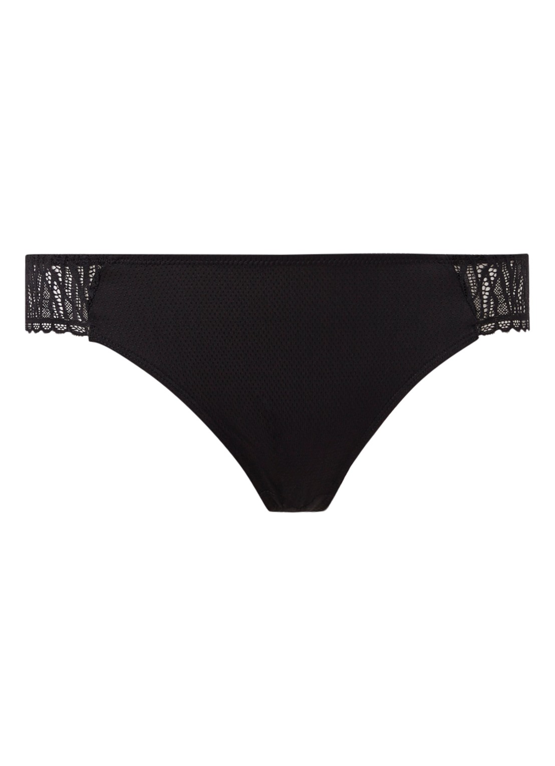 Passionata Forever slip met afwerking van kant - voorkant 2 zwart