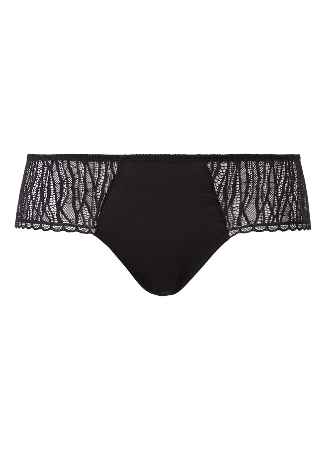 Passionata Ironic shorty met kant - voorkant zwart