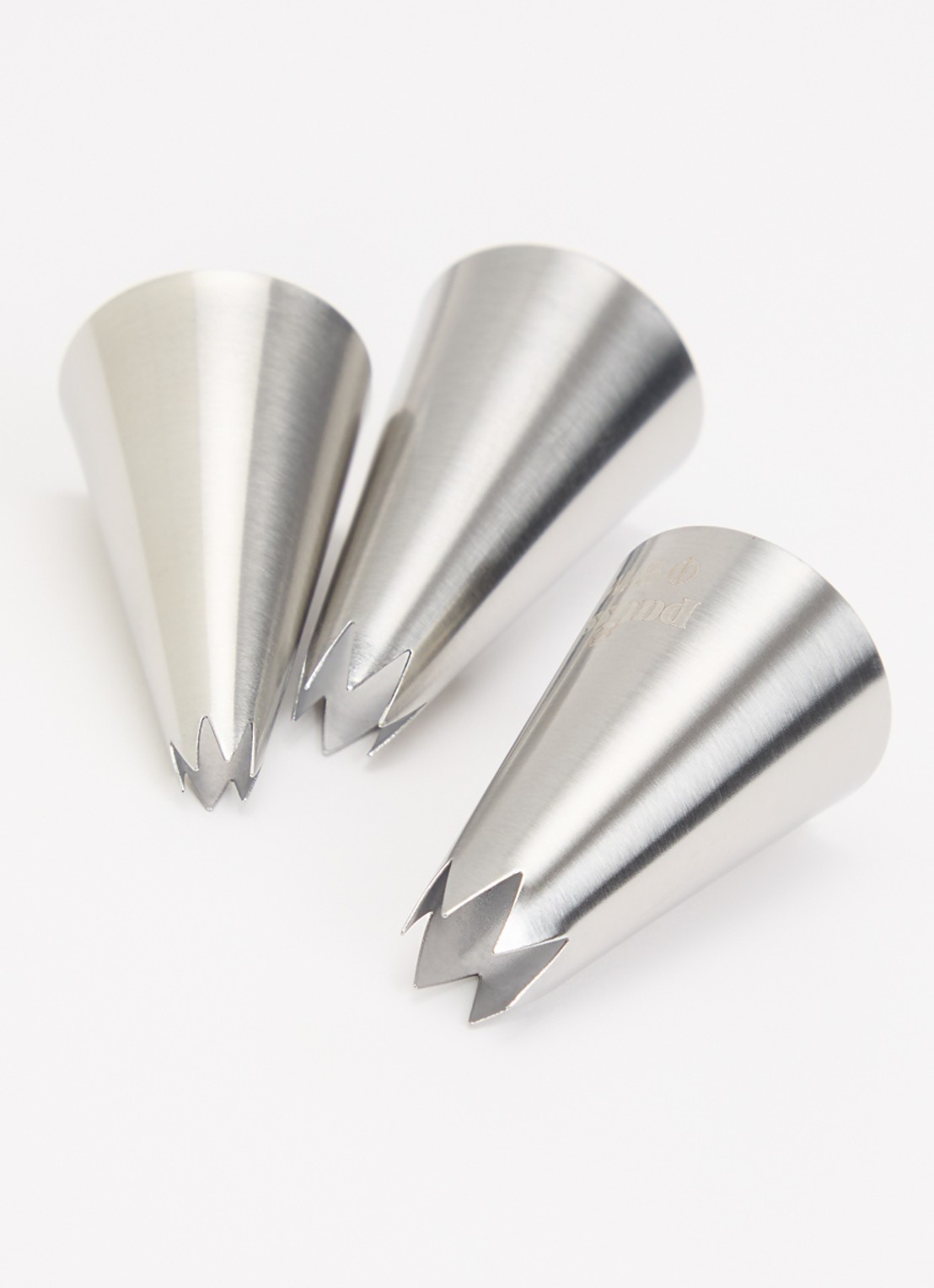Patisse Accessories kartel spuitmondjes set van 6 - voorkant 2 zilver