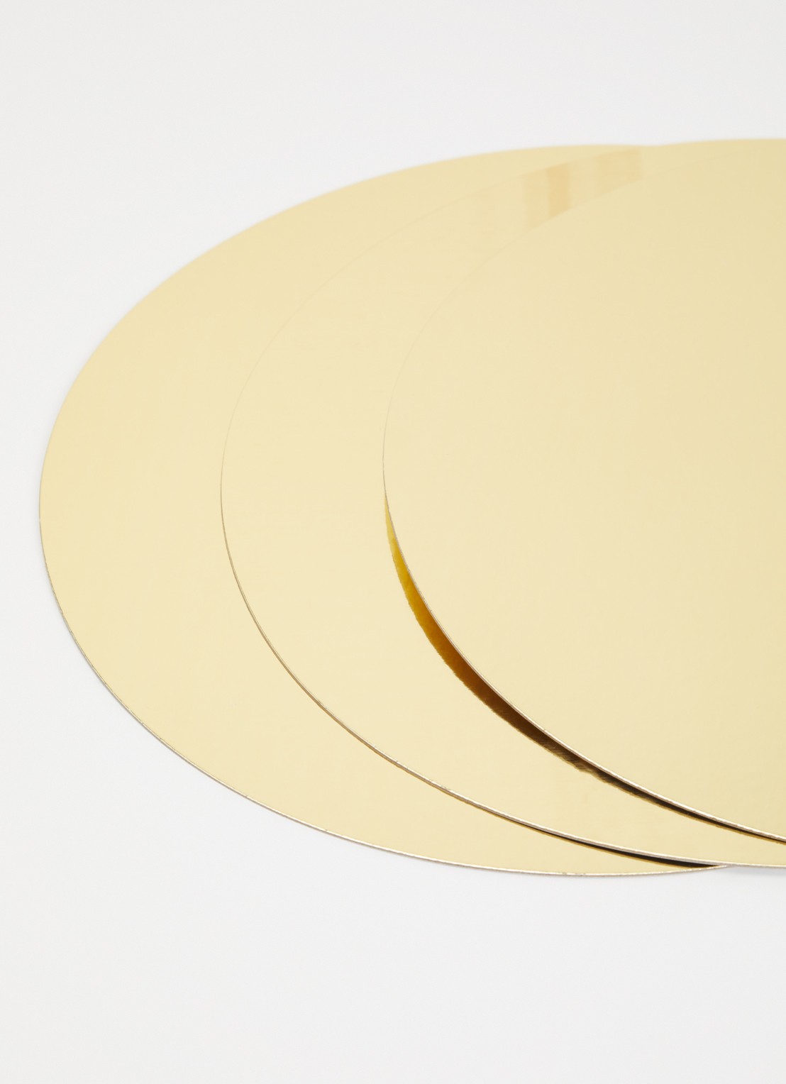 Patisse Accessories taartonderlegger 30 cm set van 3 - voorkant 2 metallic