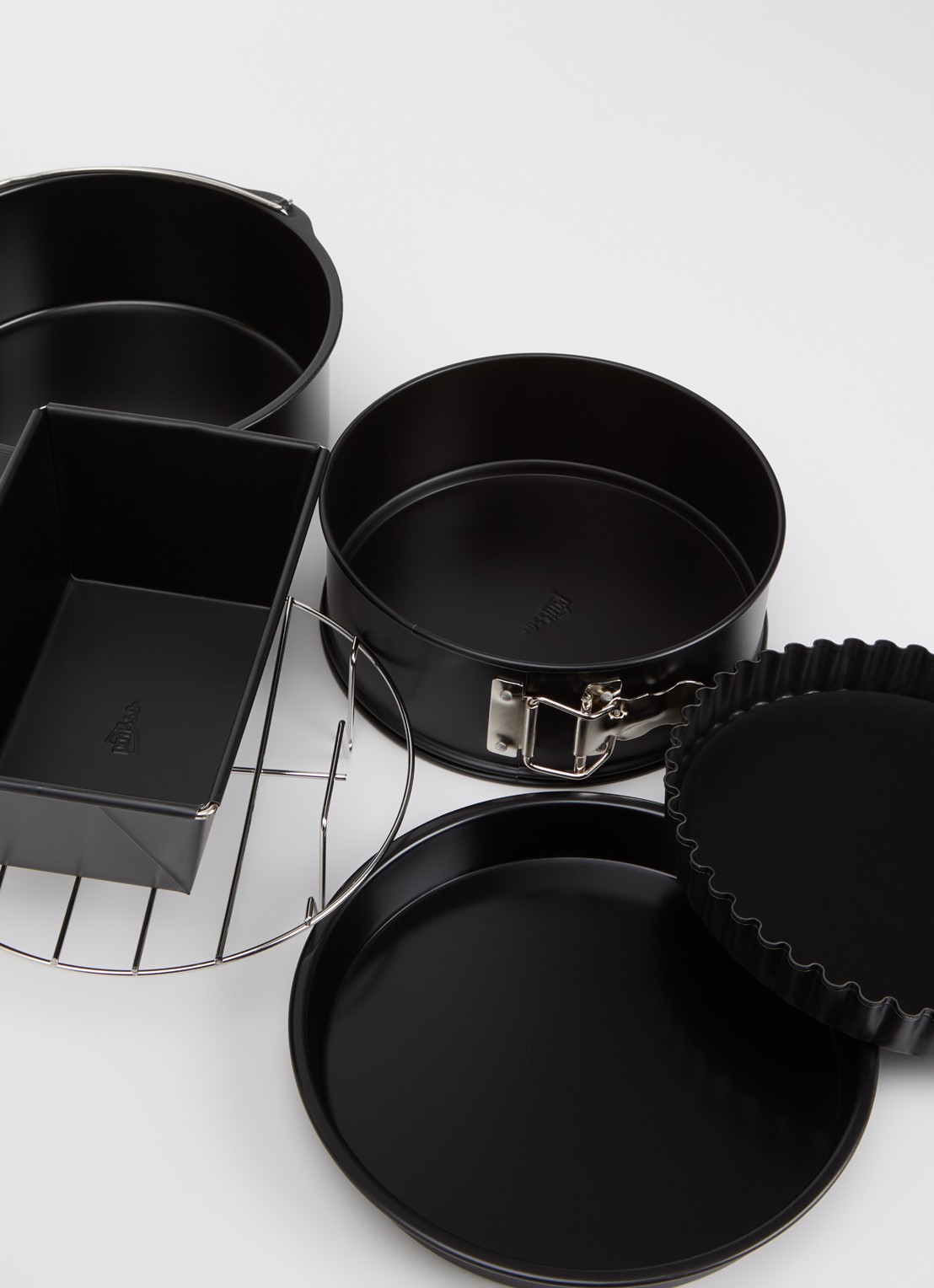 Patisse Air Frying bakset 7-delig - voorkant 2 zwart