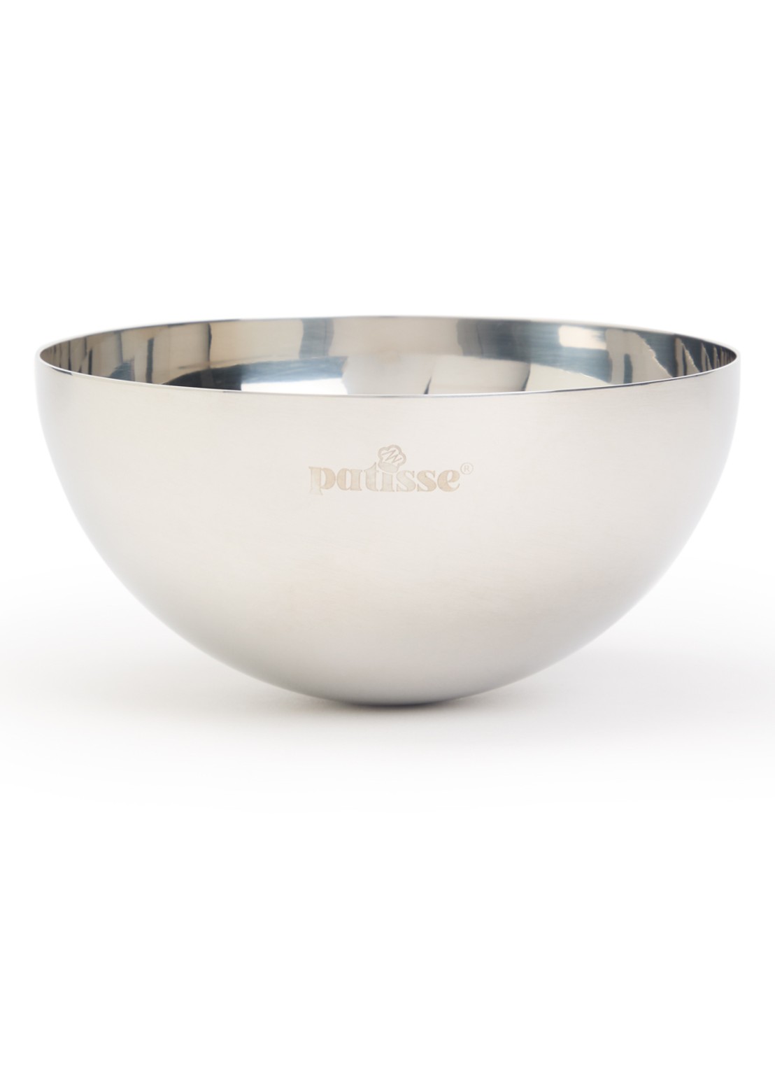 Patisse Halve bolvorm 14 cm - voorkant zilver