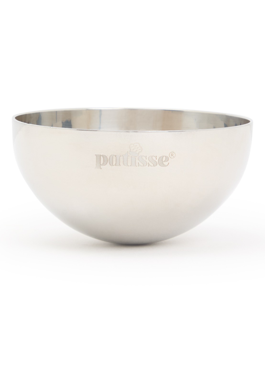 Patisse Halve bolvorm 6 cm - voorkant zilver