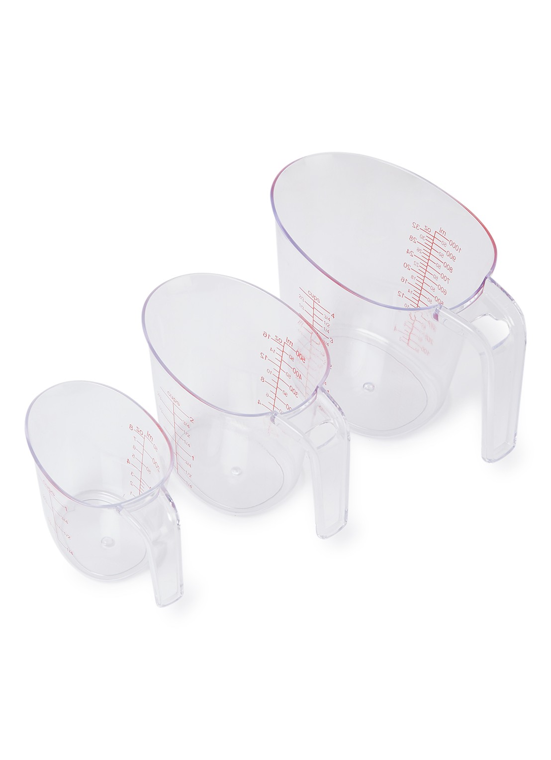 Patisse Maatbeker set van 3 - voorkant transparant