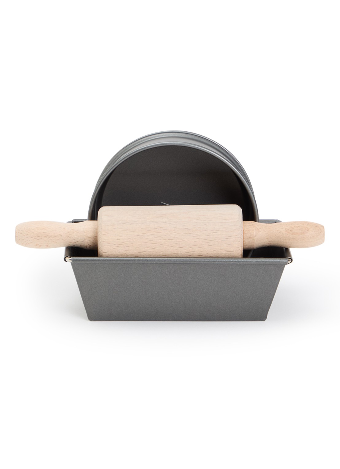Patisse Profi kinderbakset 3-delig - voorkant grijs