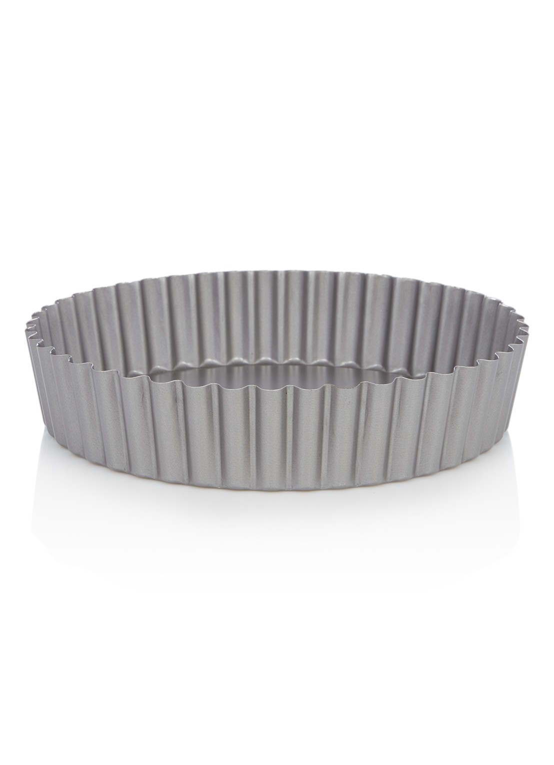 Patisse Quichevorm met losse bodem 25 cm - voorkant grijs
