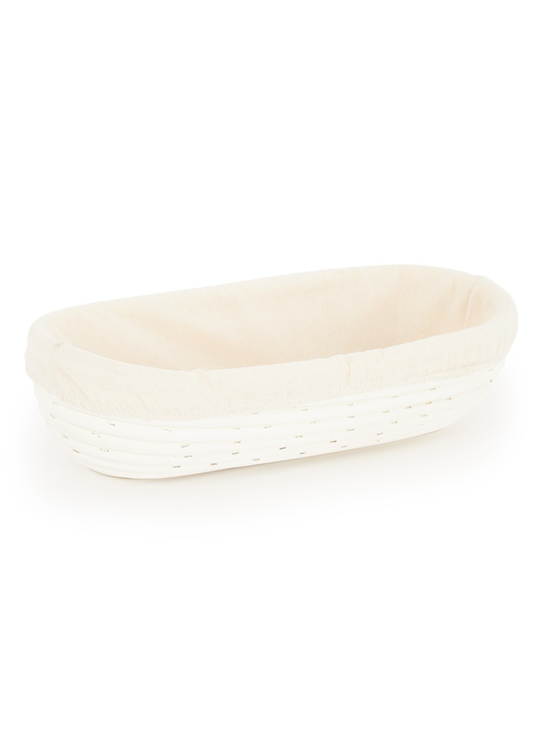 Patisse Rijsmand met deegkleed 15 x 31 cm - voorkant donkerbeige