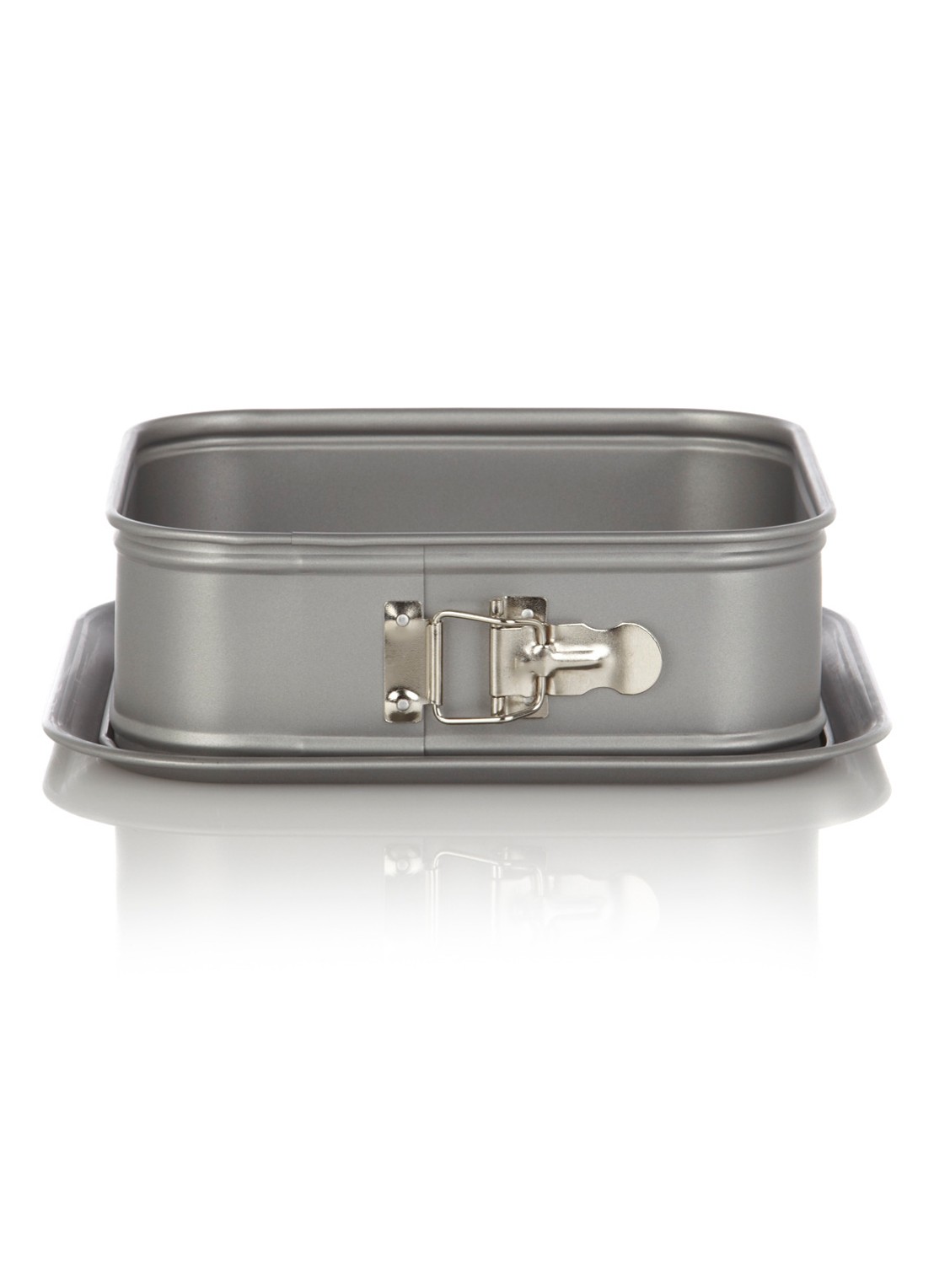 Patisse Silver-Top springvorm met bodem 23 cm - voorkant zilver