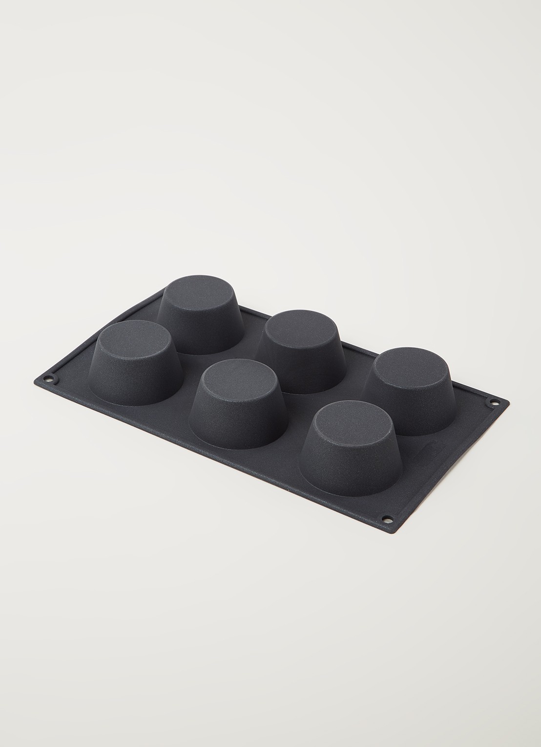 Patisse Starflex flexibele muffinvorm 6-vaks 29 x 17 cm  - voorkant 3 antraciet