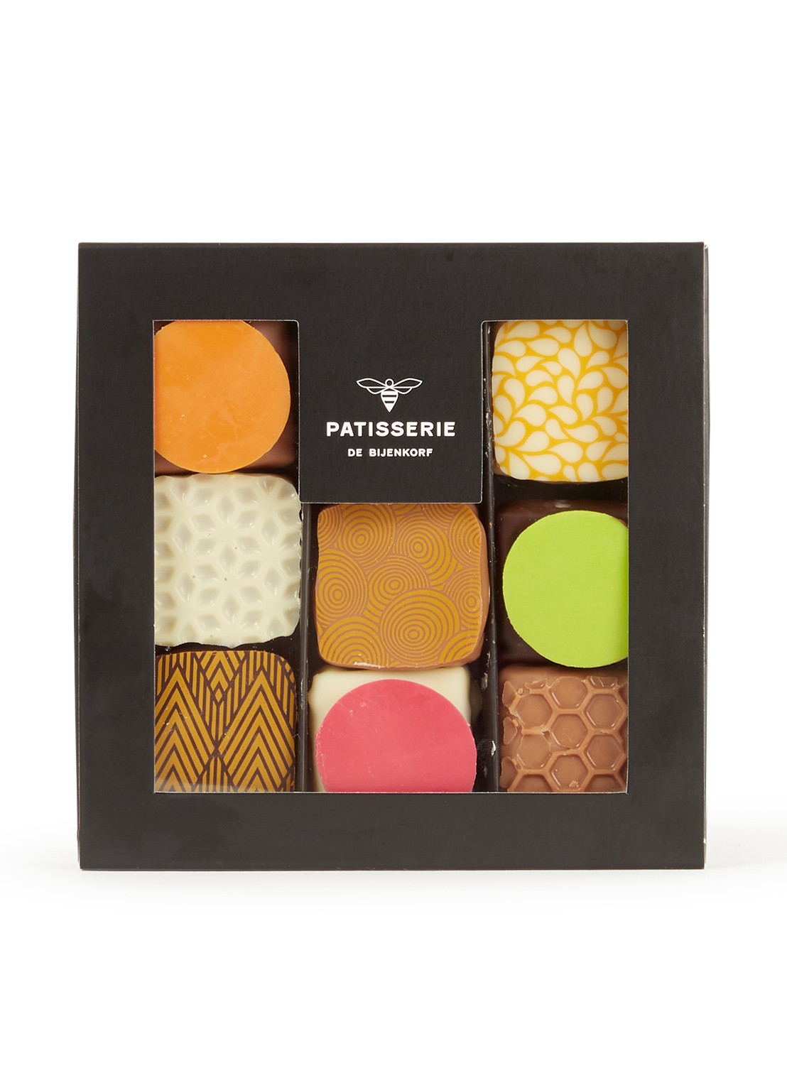 Patisserie de Bijenkorf Chocolade bonbons 9 stuks - voorkant 2 undefined