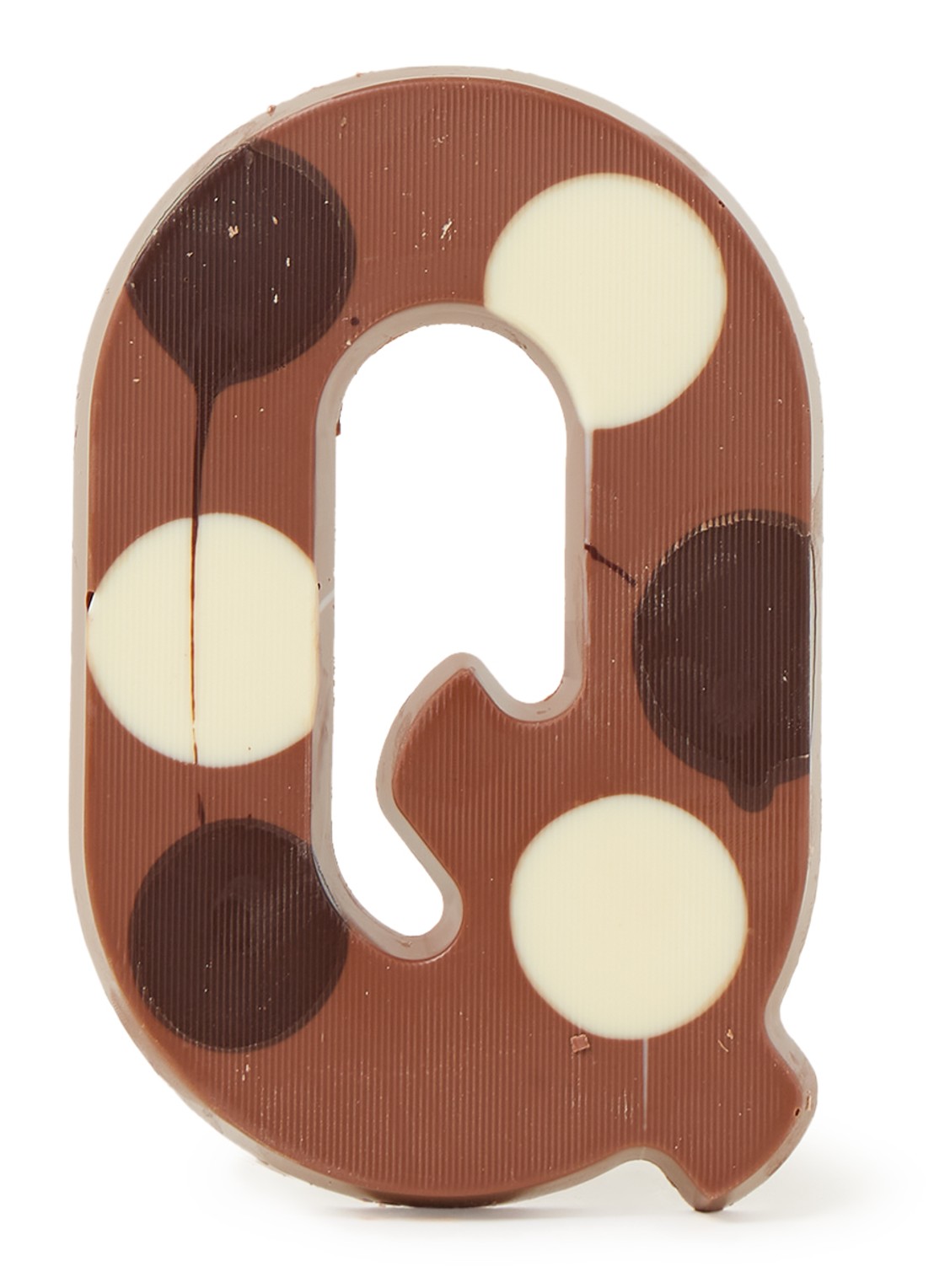 Patisserie de Bijenkorf Chocoladeletter Melk gevlekt 190 gram - A t/m Z - voorkant q