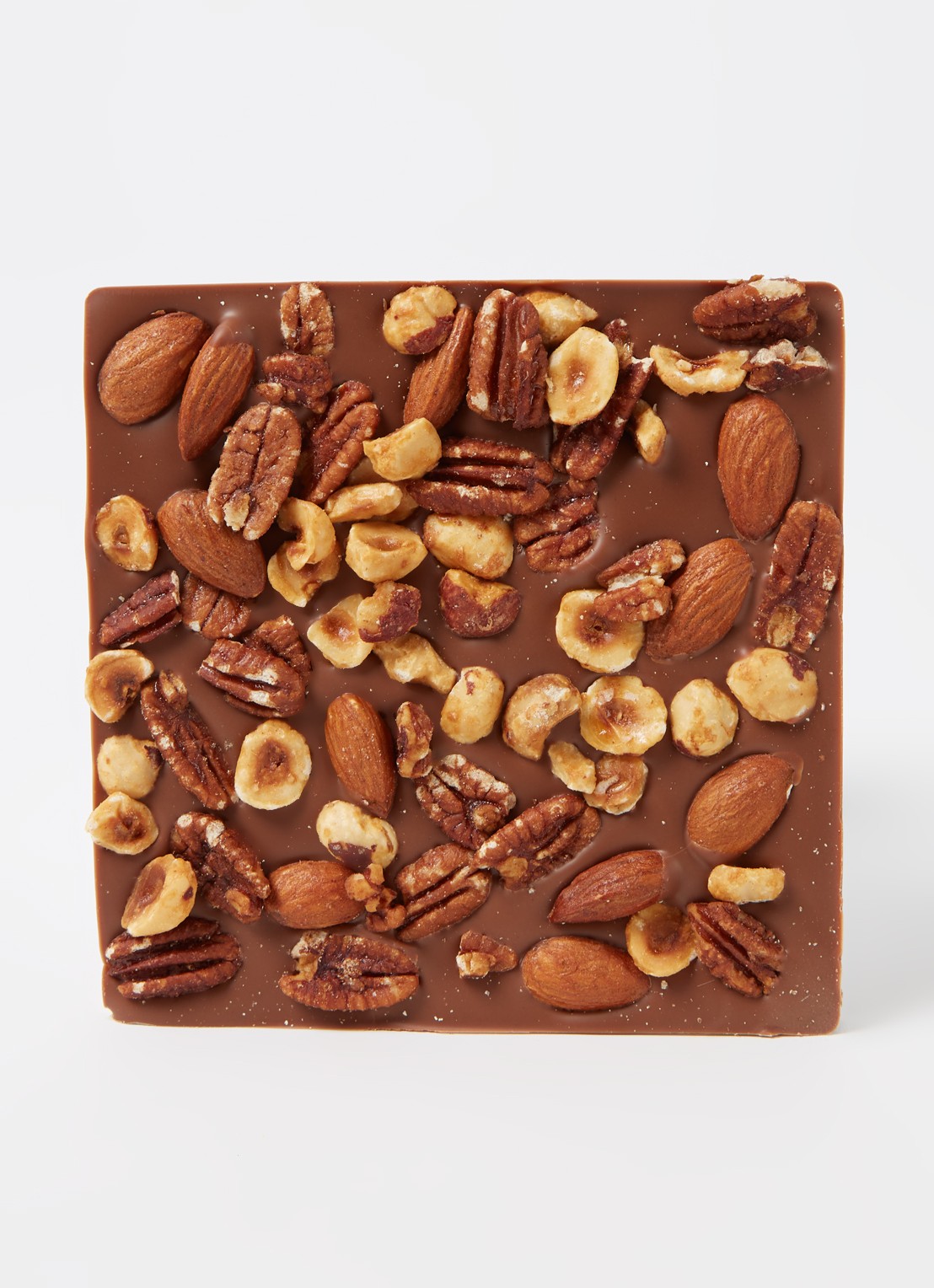 Patisserie de Bijenkorf Melkchocolade tablet noten 140 gram - voorkant 2 undefined