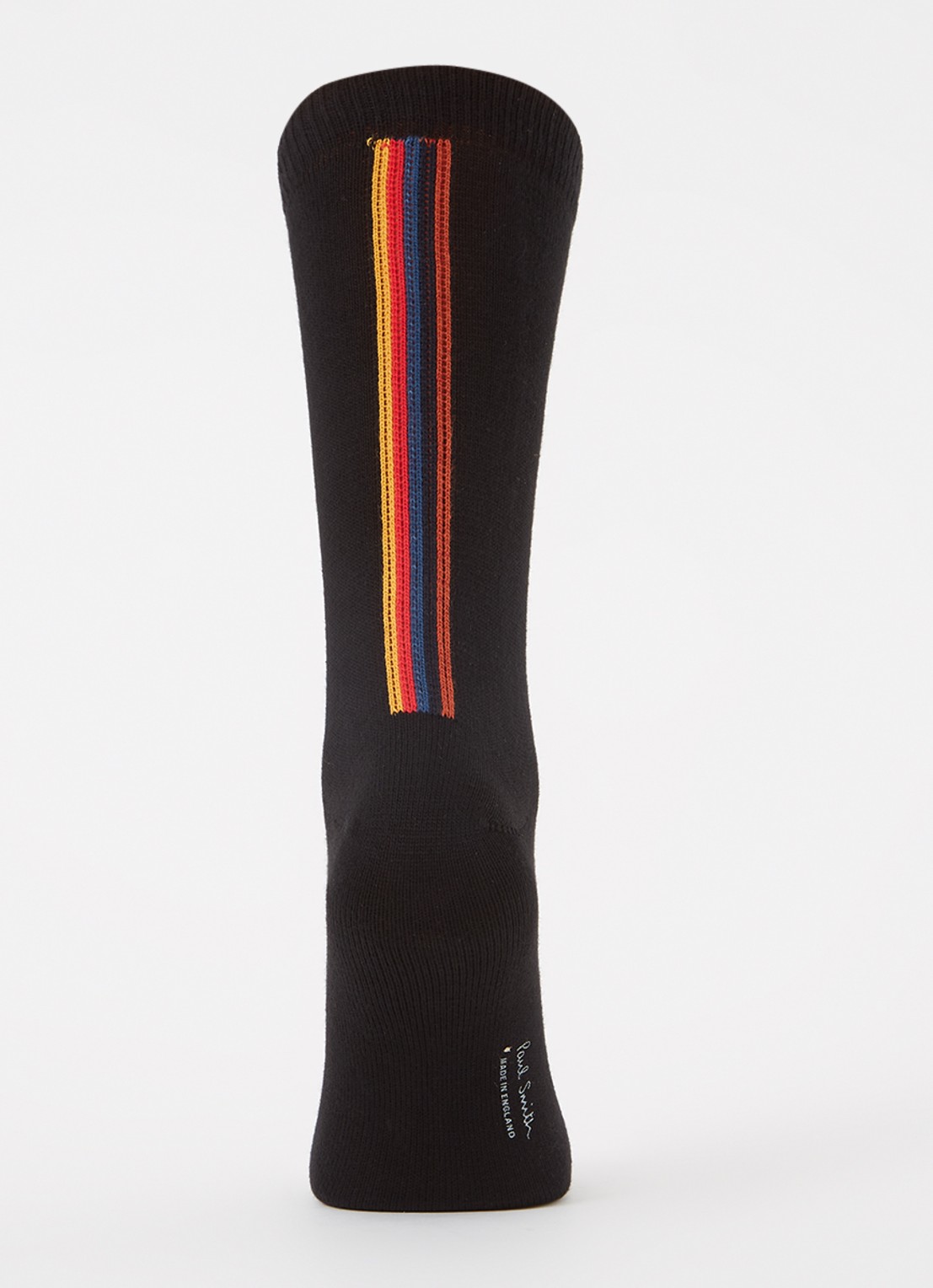 Paul Smith Artist sokken met streepprint - voorkant 3 zwart