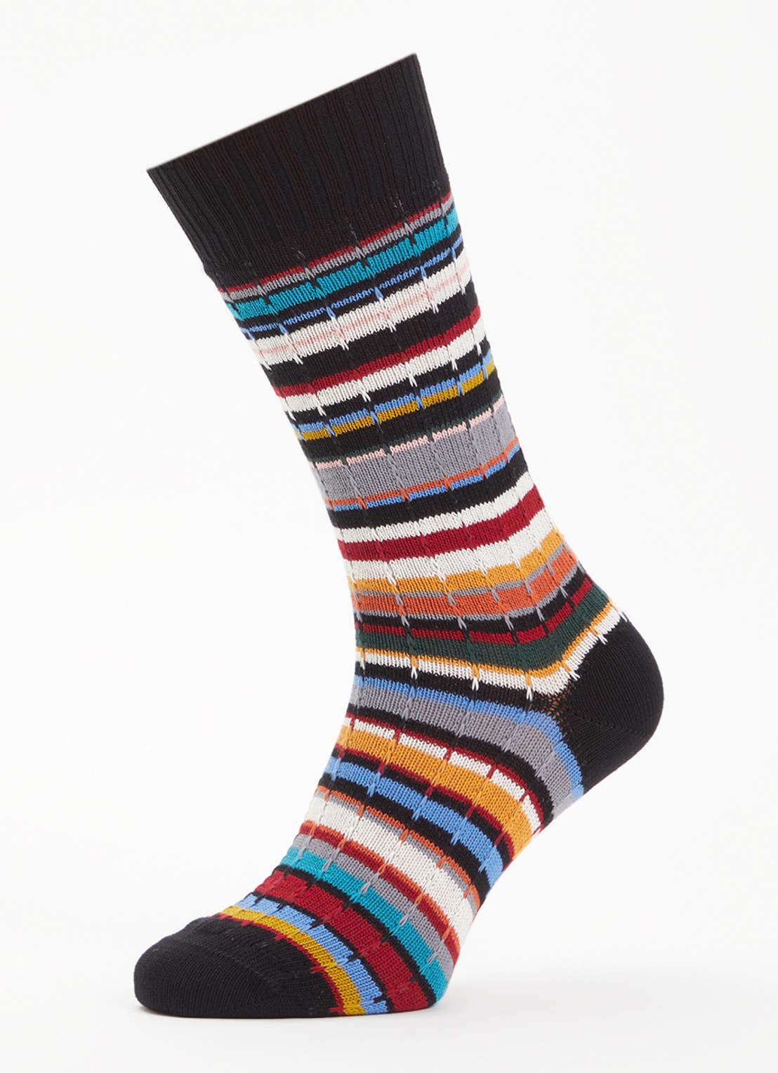 Paul Smith Cable sokken in katoenblend met print - detail 3 multicolor