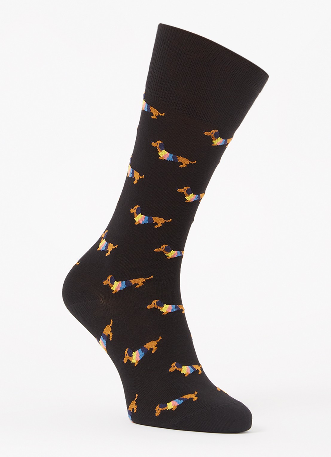 Paul Smith Cody sokken met print - voorkant 2 zwart