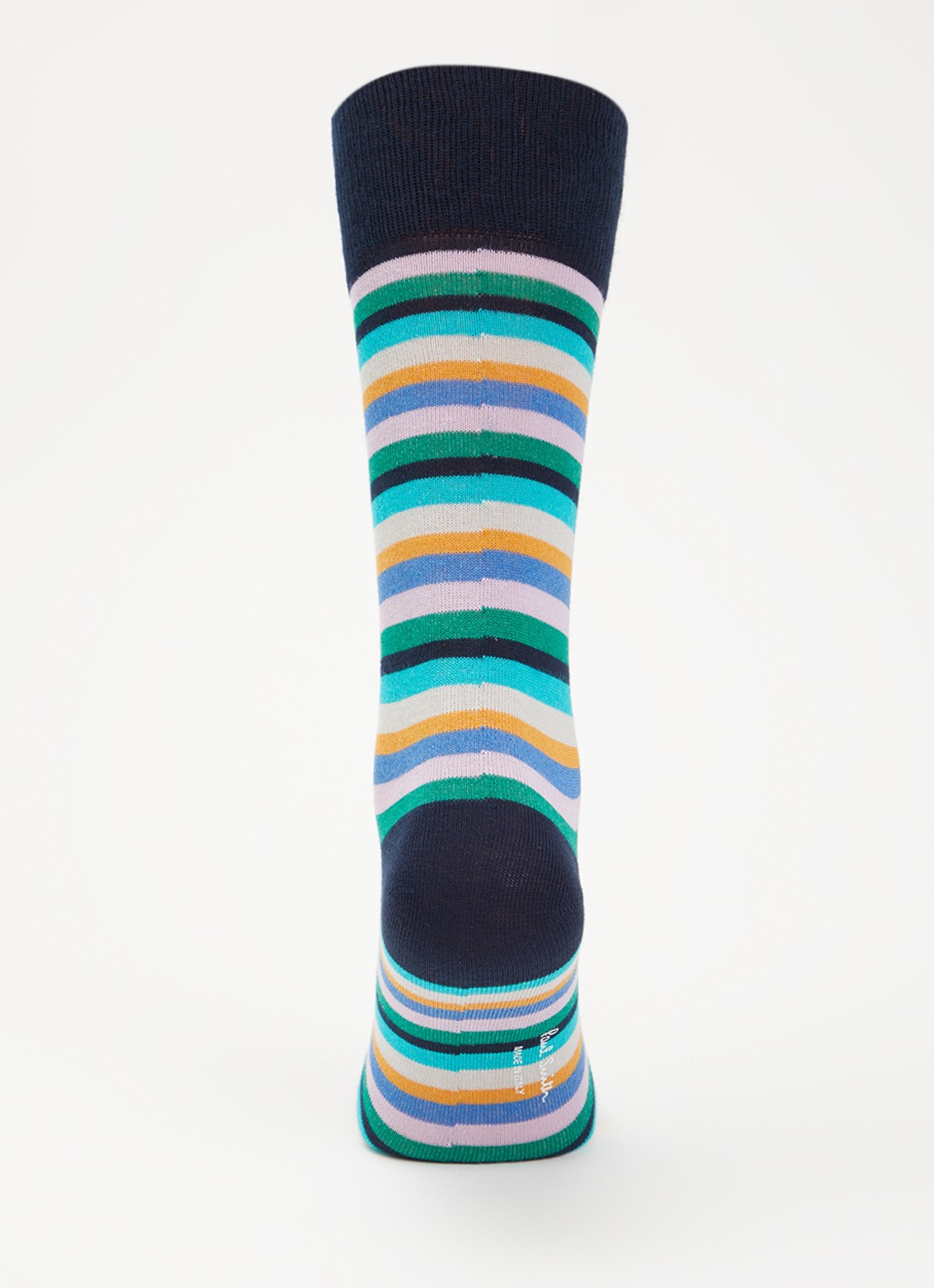 Paul Smith Kahlo sokken in katoenblend met streepprint - voorkant 2 blauw