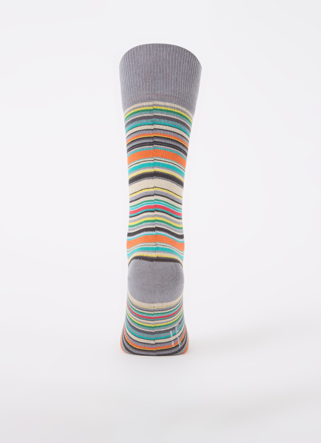 Paul Smith Multistripe sokken met streepprint - voorkant 2 grijs