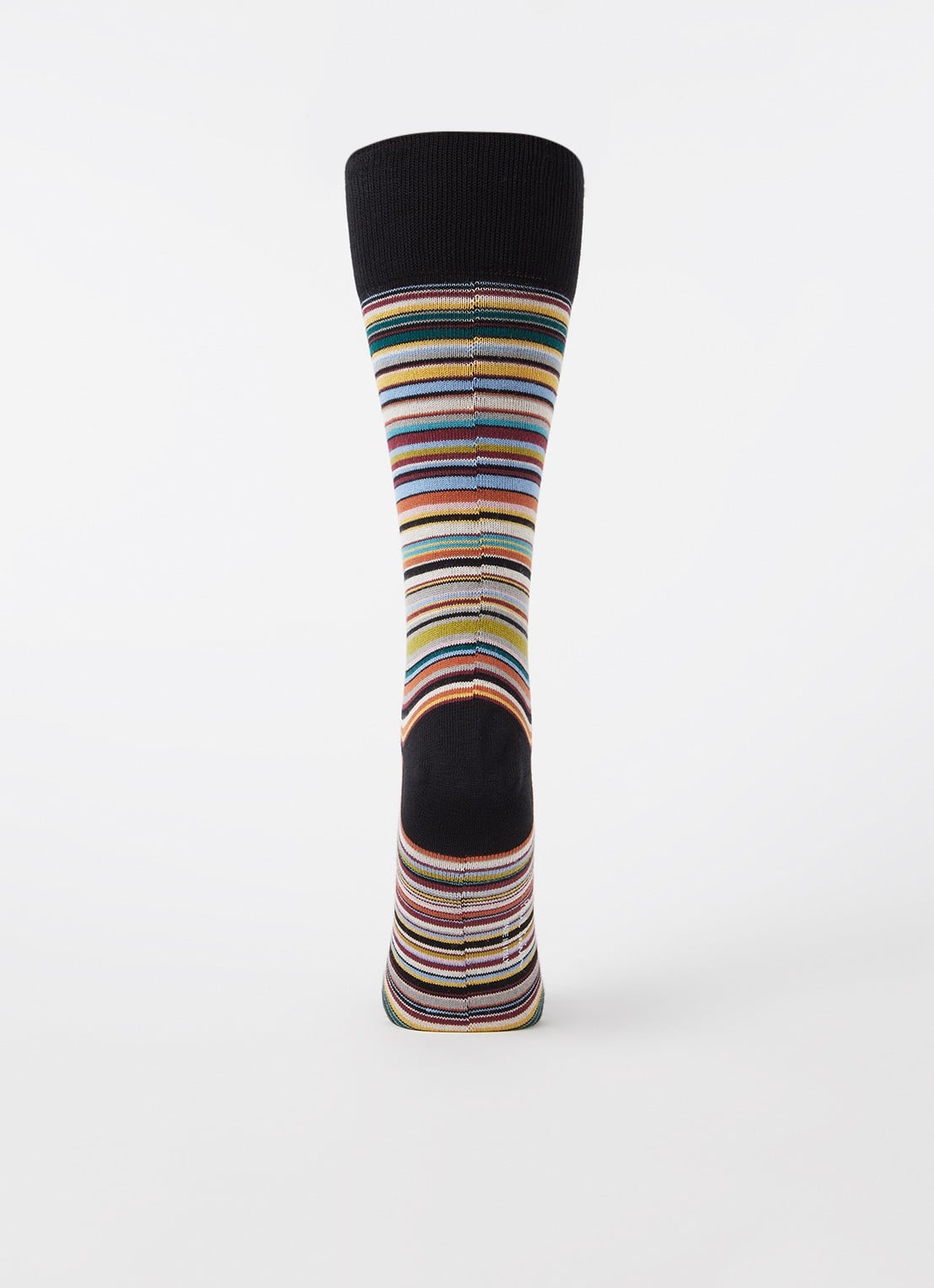 Paul Smith Multistripe sokken met streepprint - voorkant 2 oranje