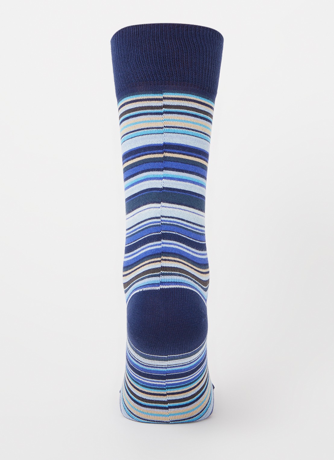 Paul Smith Signature sokken met streepprint in 2-pack - voorkant 2 zwart