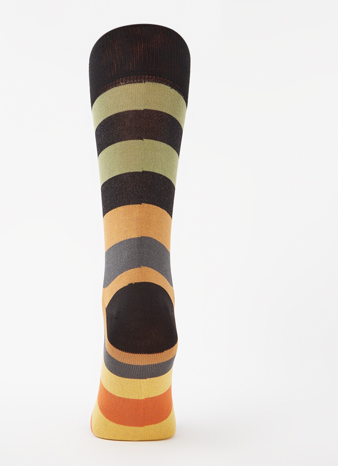 Paul Smith Sokken met streepprint - voorkant 2 zwart