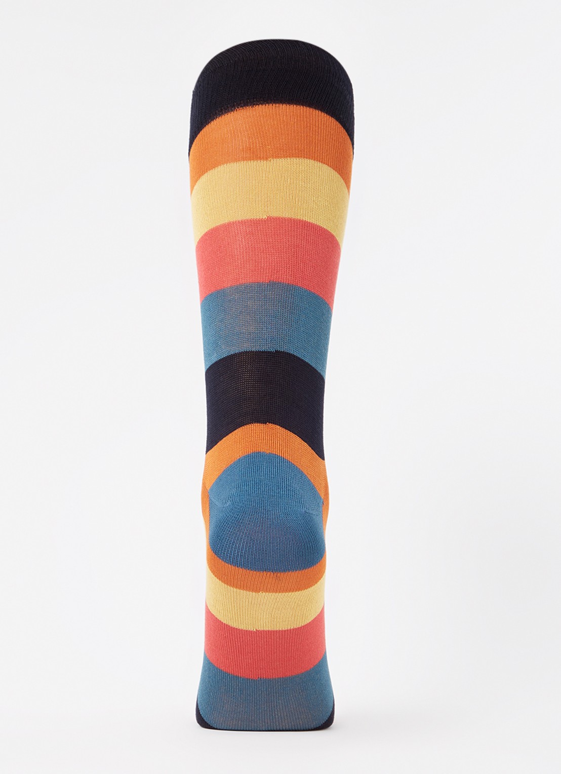 Paul Smith Sokken met streepprint  - voorkant 2 geel