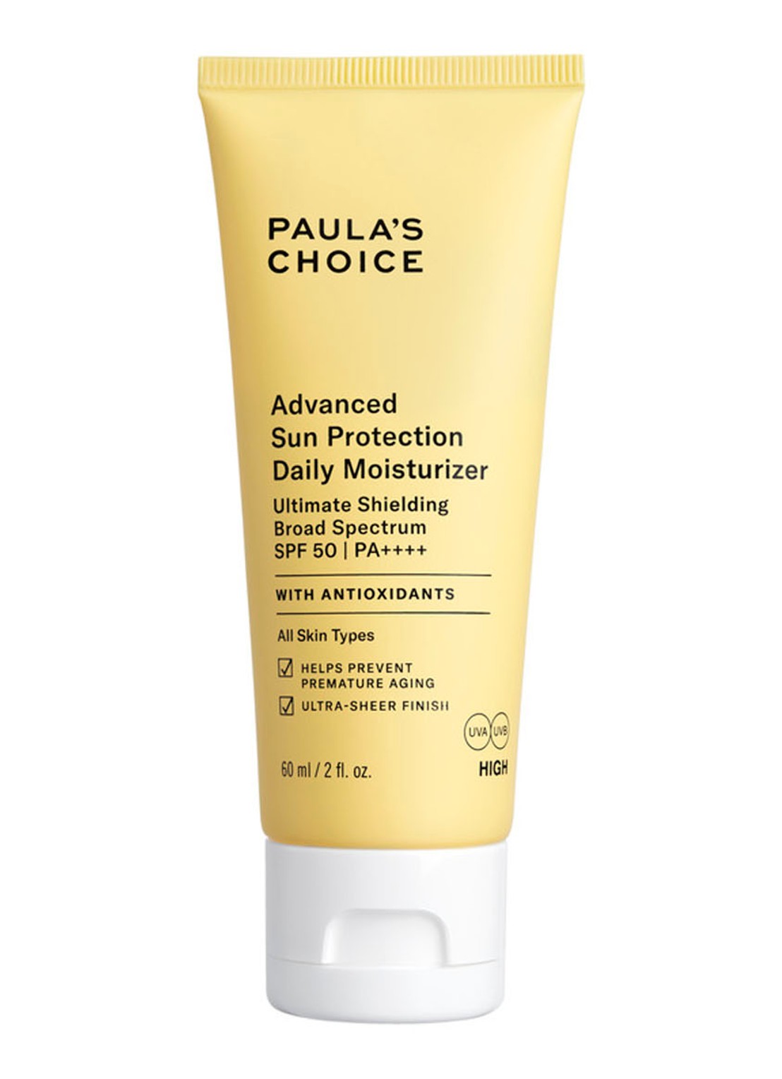 Paula's Choice Advanced Sun Protection Daily Moisturizer SPF 50 - dagcrème - voorkant undefined