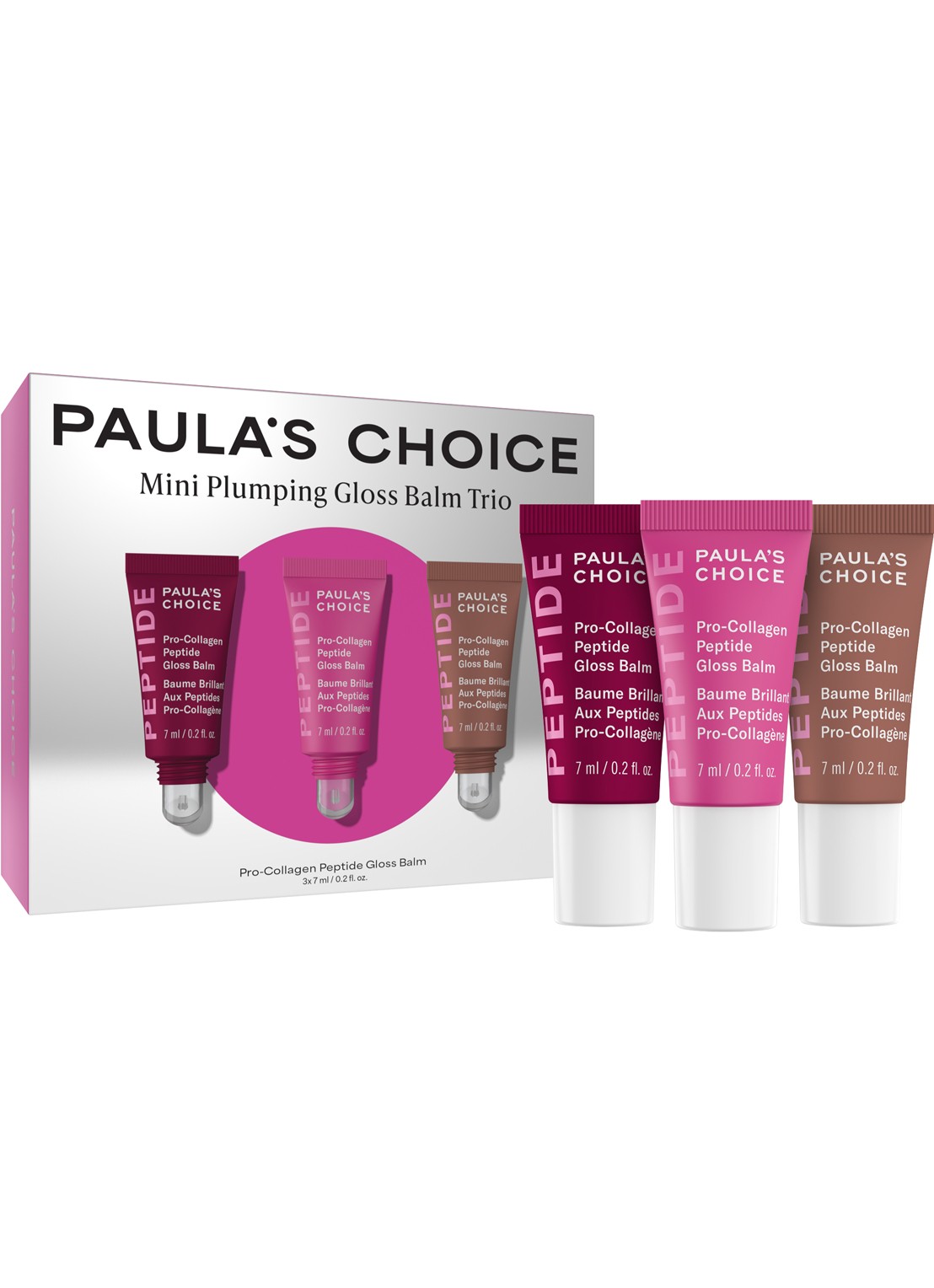 Paula's Choice Mini Plumping Gloss Balm Trio - make-up set - voorkant 3 undefined
