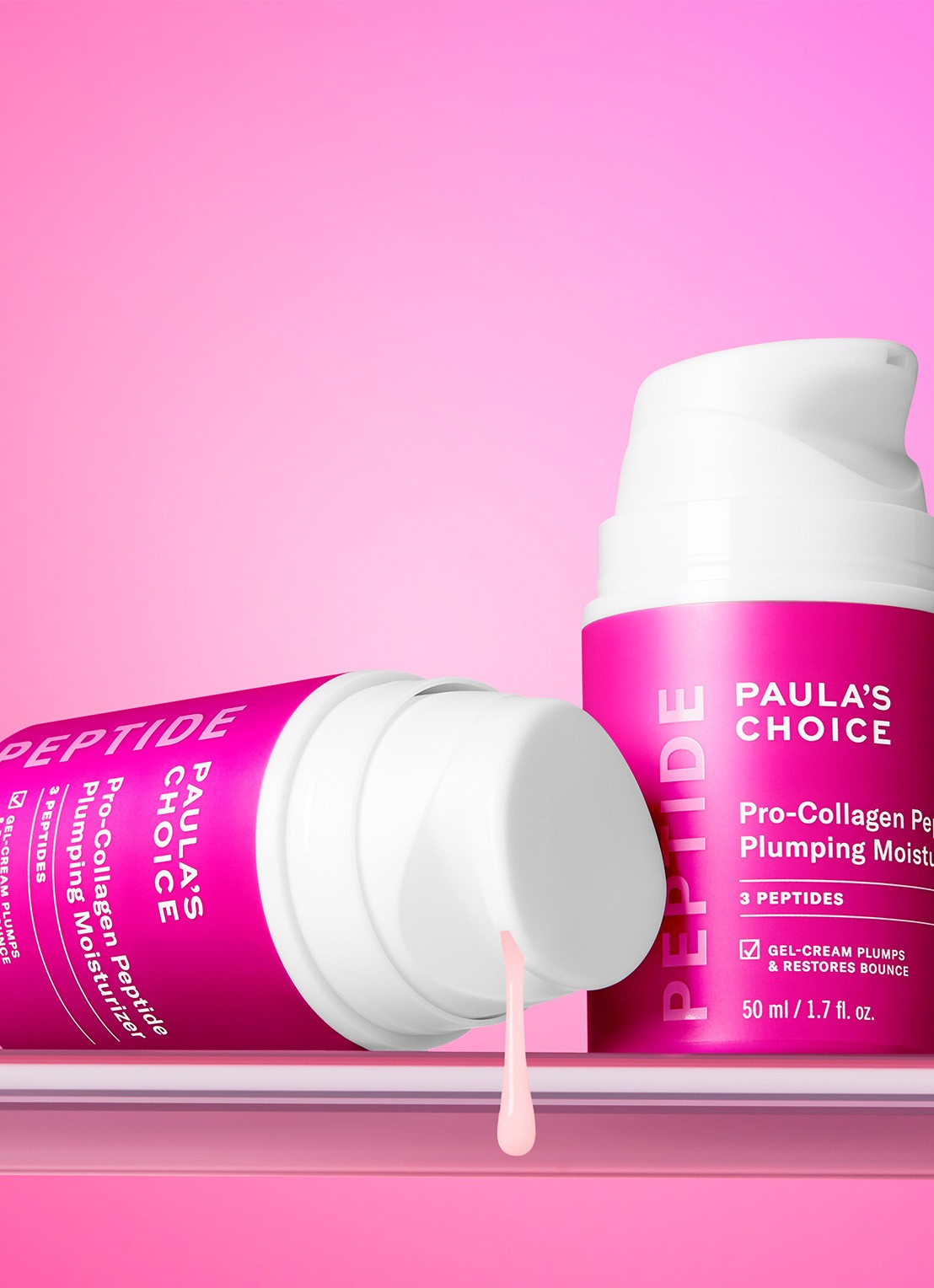 Paula's Choice Pro-Collagen Peptide Plumping Moisturizer - 24 uur hydraterende gel - voorkant 2 undefined