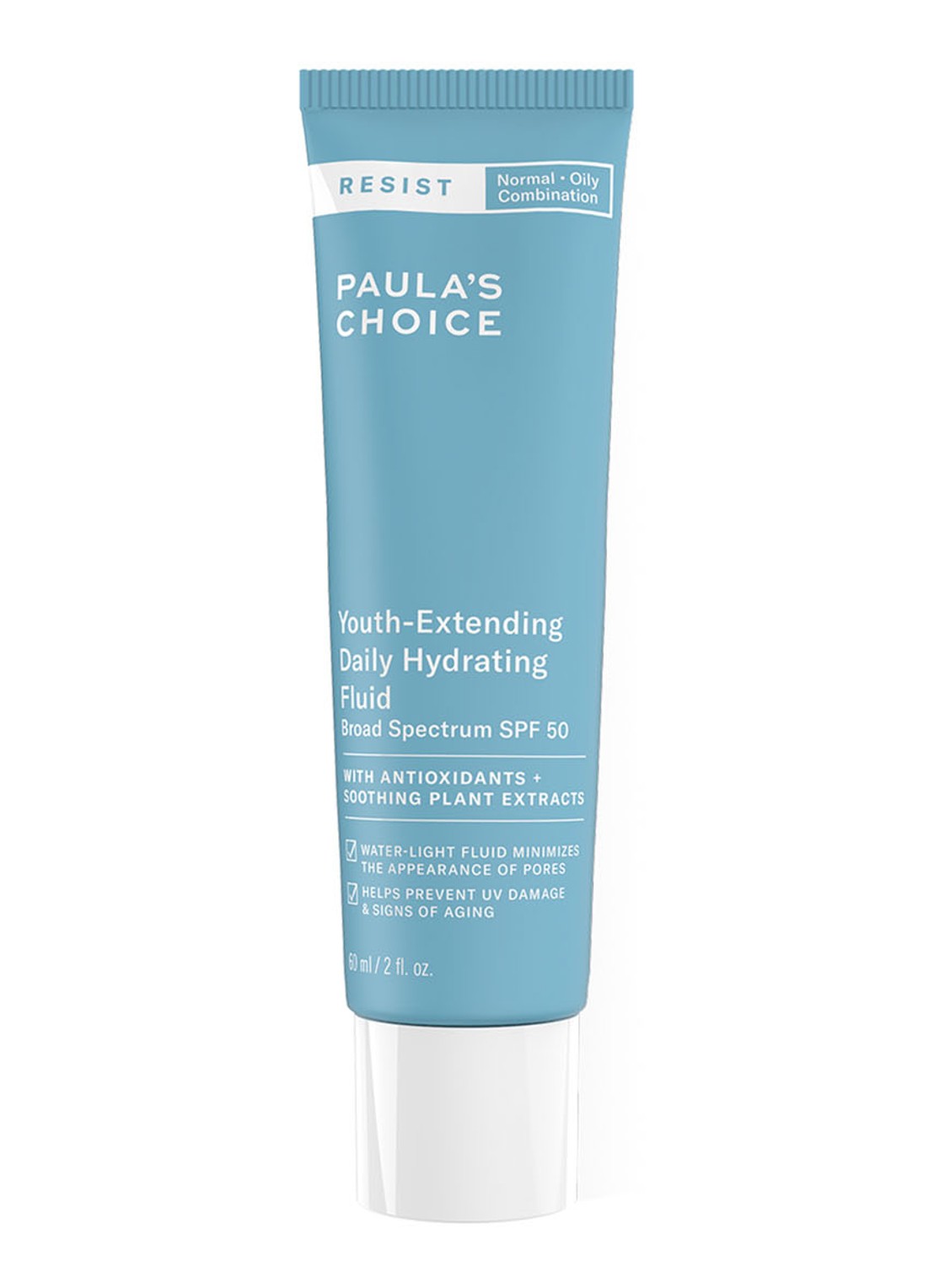 Paula's Choice RESIST Youth-Extending Daily Hydrating Fluid SPF 50 - dagcrème - voorkant 3 undefined
