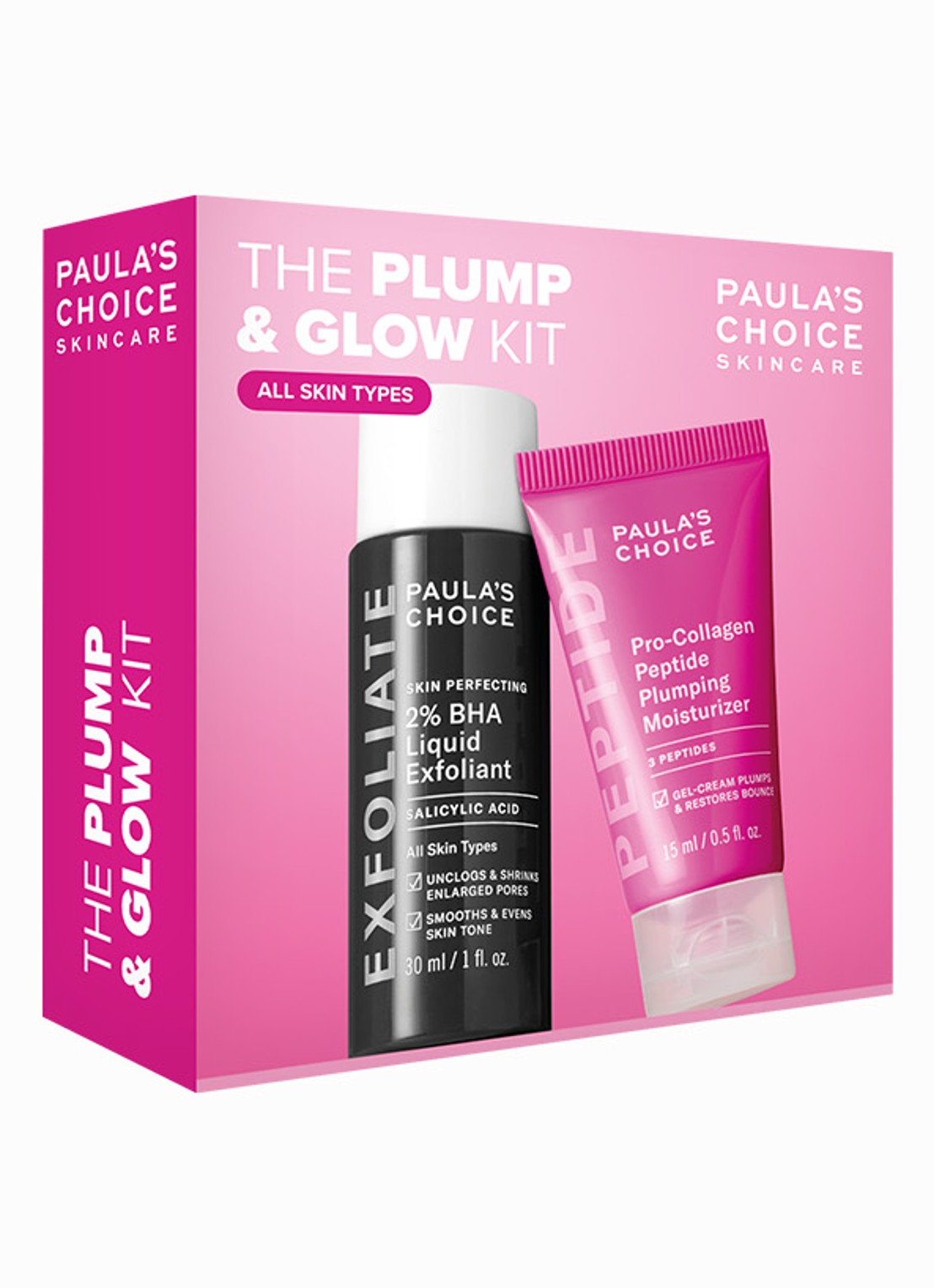 Paula's Choice The Plump & Glow Kit​ - verzorgingsset - voorkant 2 undefined