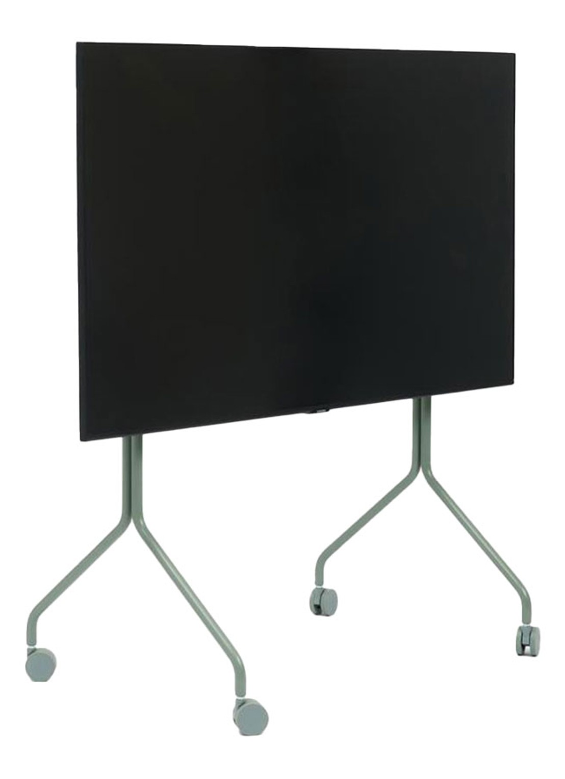 Pedestal Moon Rollin' TV standaard 107 cm - voorkant mosgroen