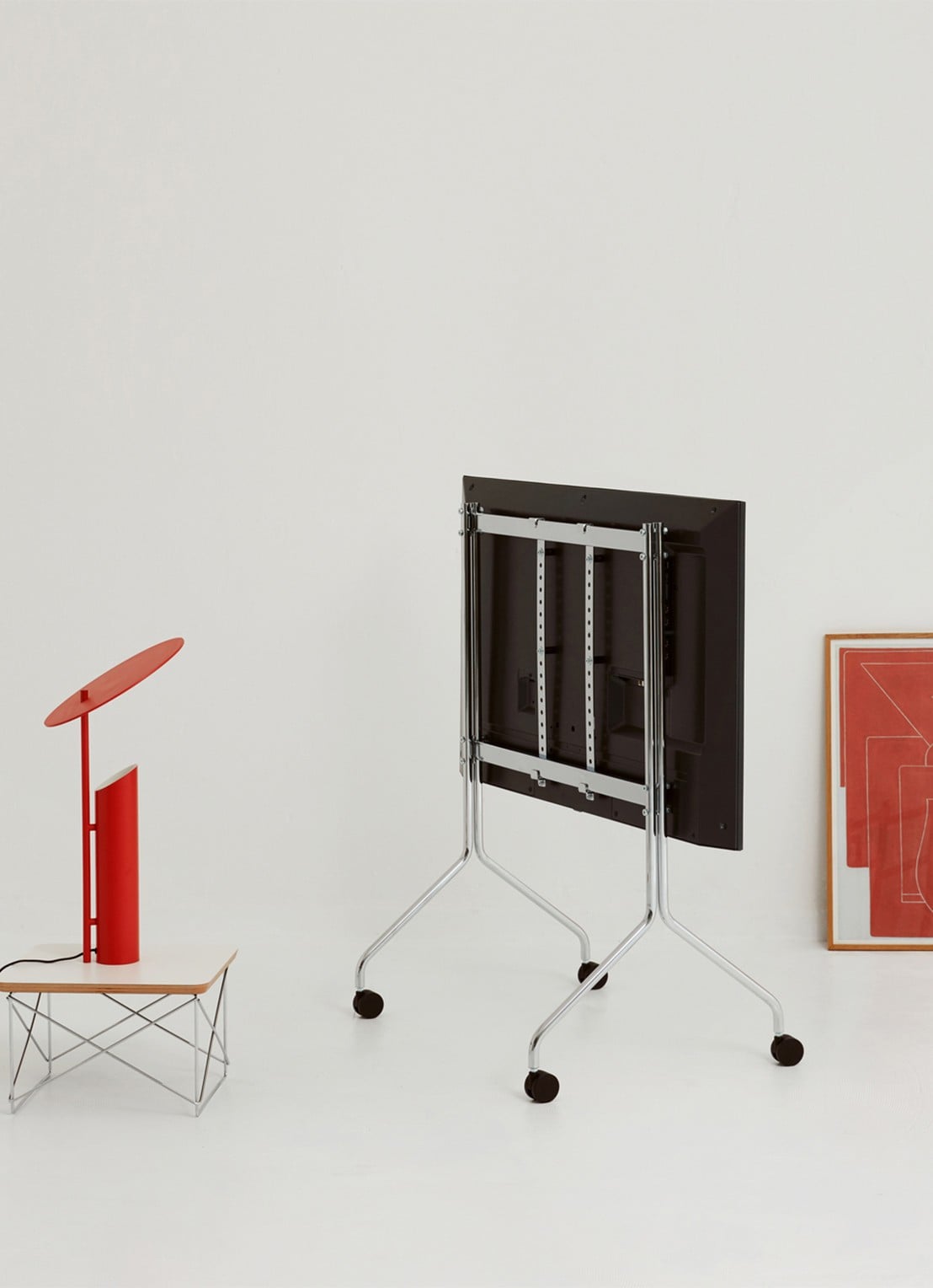 Pedestal Moon Rollin' TV standaard 107 cm - detail 6 metallic