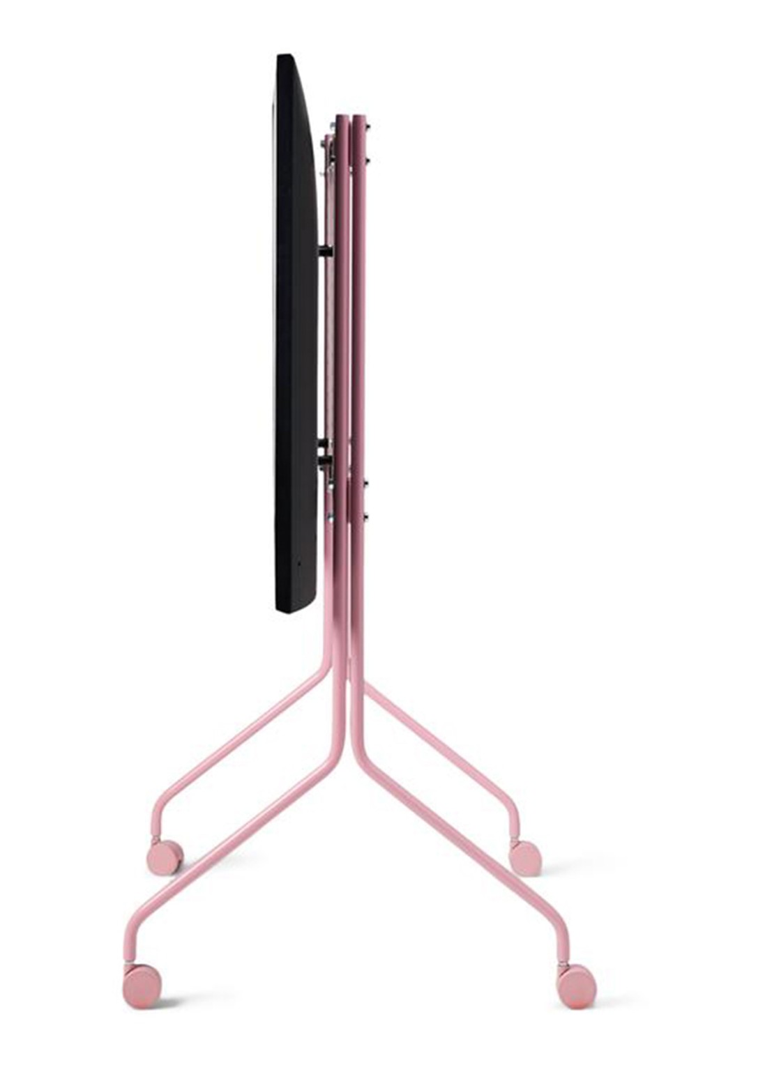Pedestal Moon Rollin' TV standaard 121 cm - achterkant 4 roze