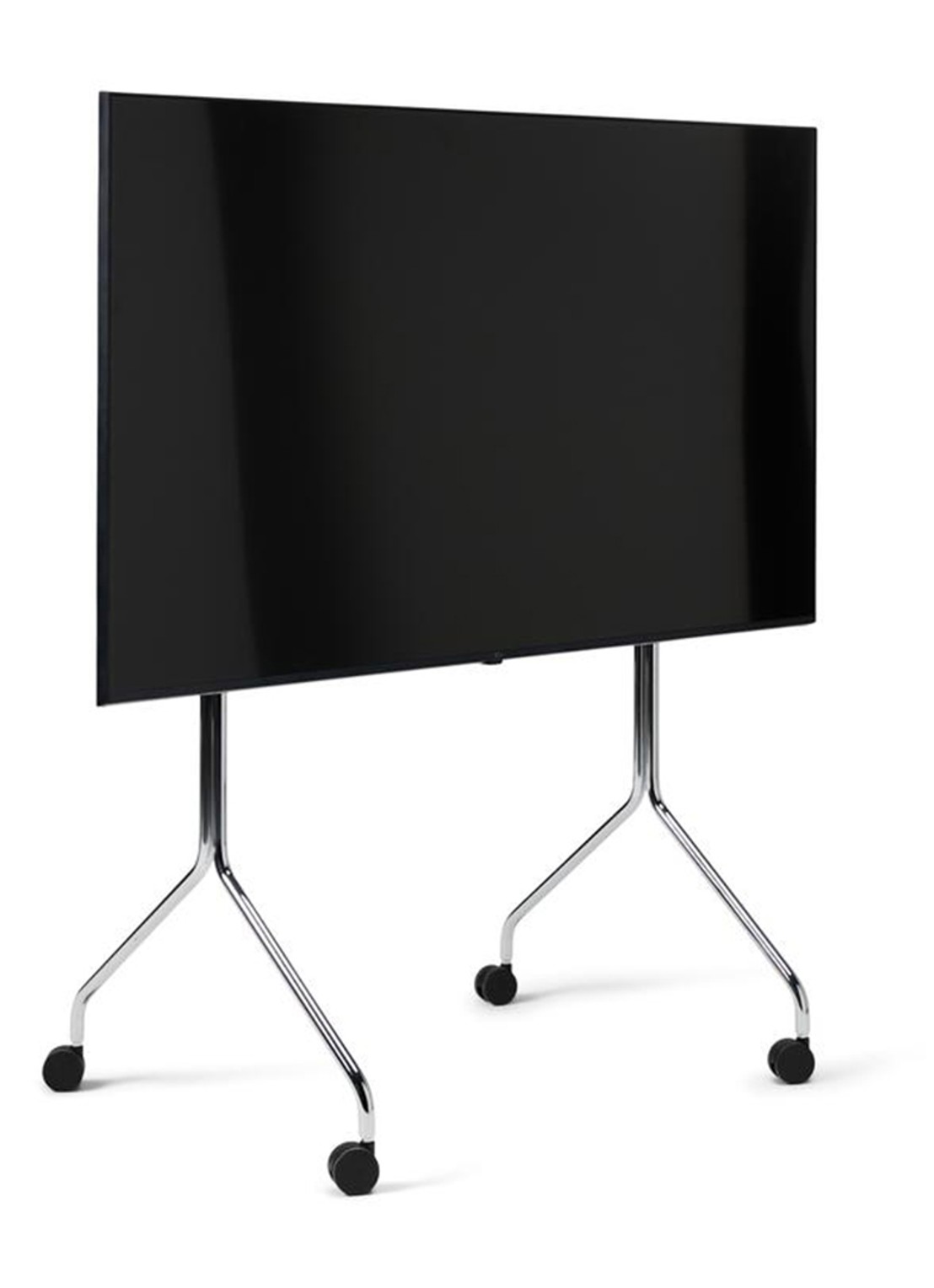 Pedestal Moon Rollin' TV standaard 121 cm - voorkant 5 zilver