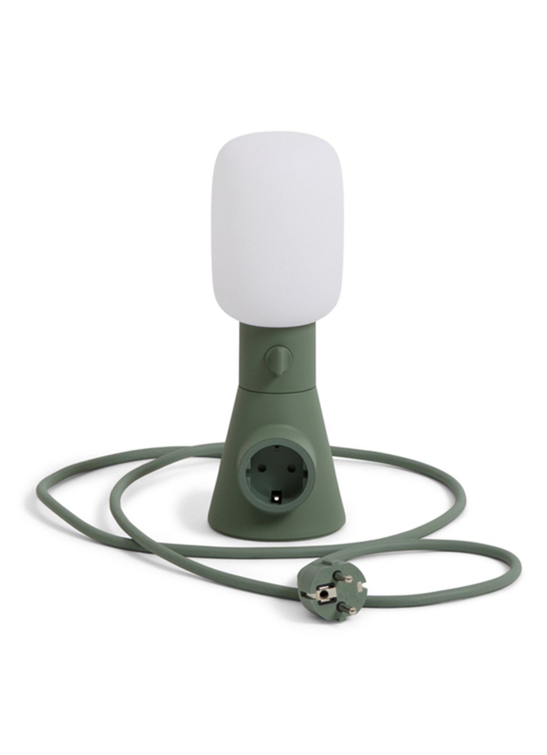 Pedestal Plug-in vloerlamp - detail 3 mosgroen