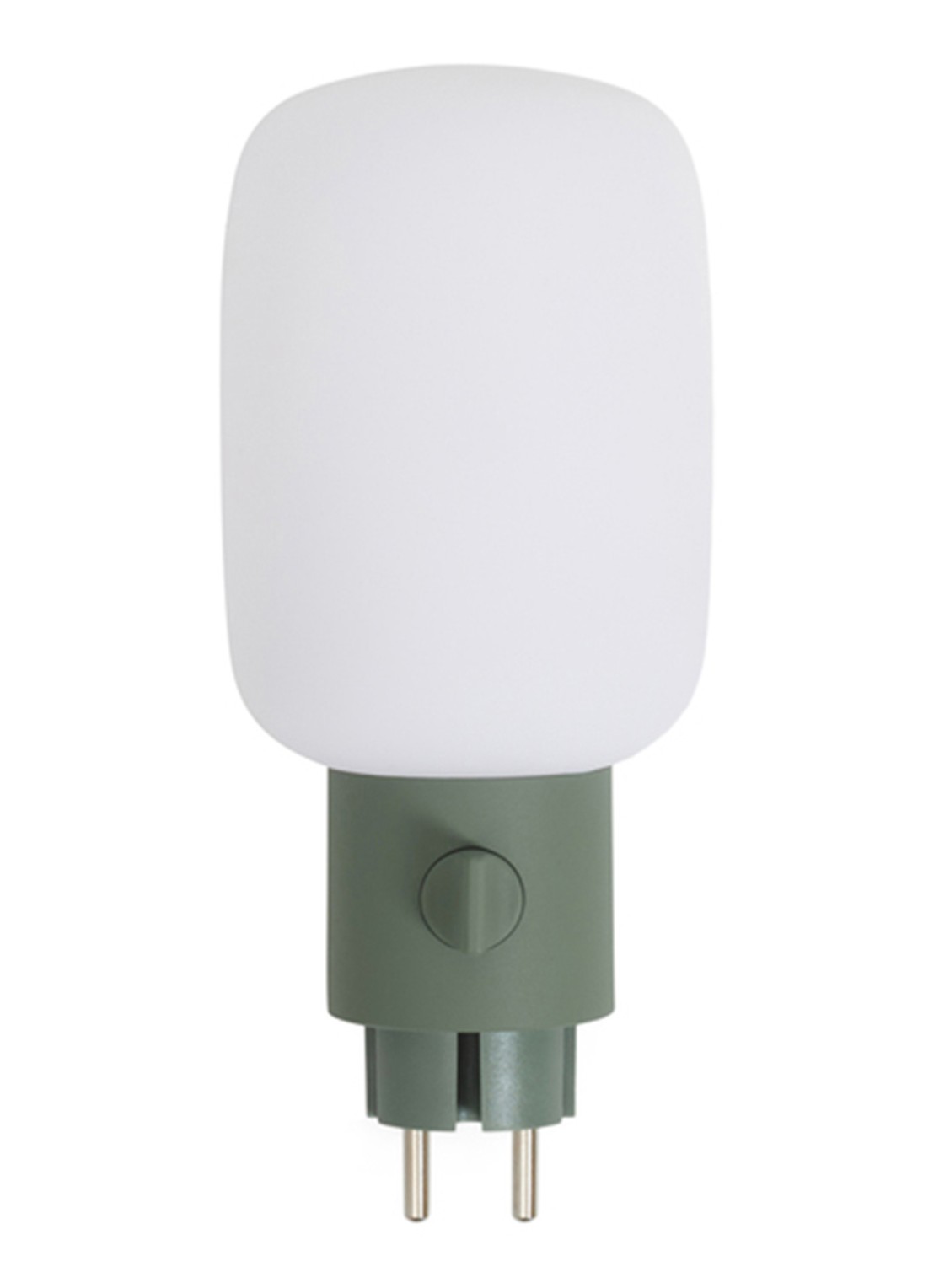 Pedestal Plug-in vloerlamp - voorkant mosgroen