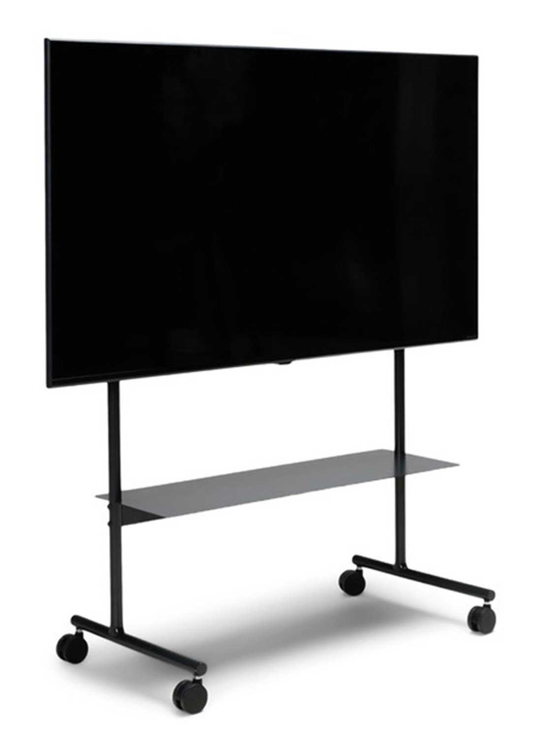 Pedestal Rover TV standaard 110 cm - voorkant 3 zwart