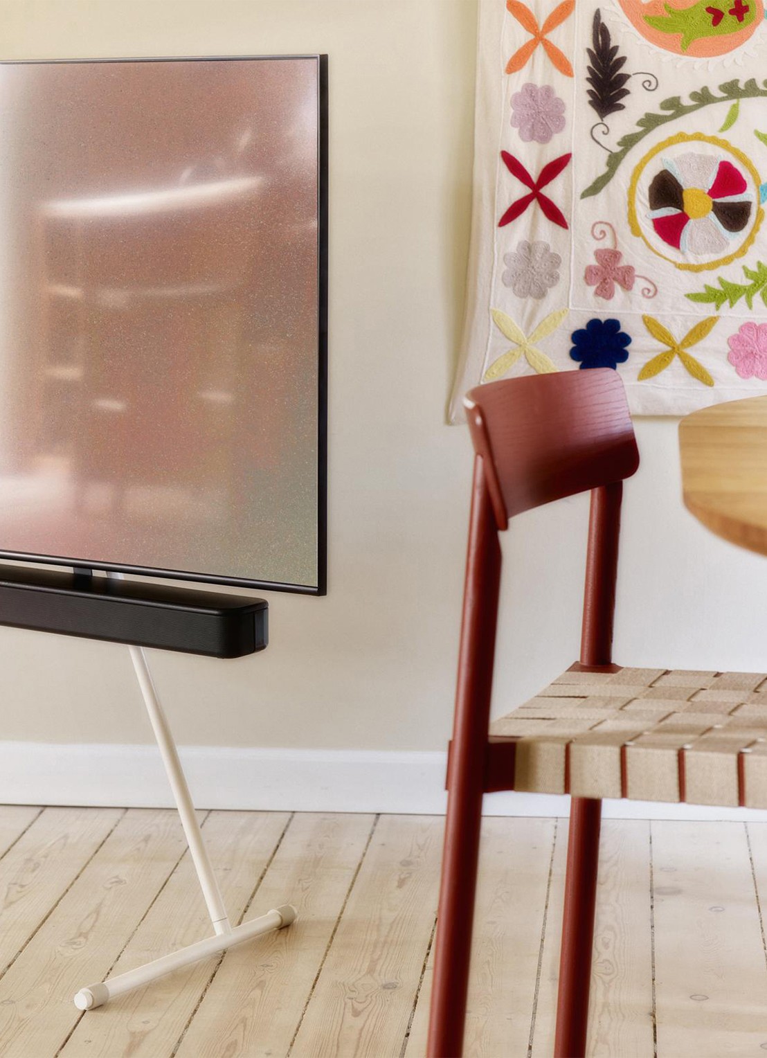 Pedestal Viva TV standaard 102 cm - detail 3 ivoor
