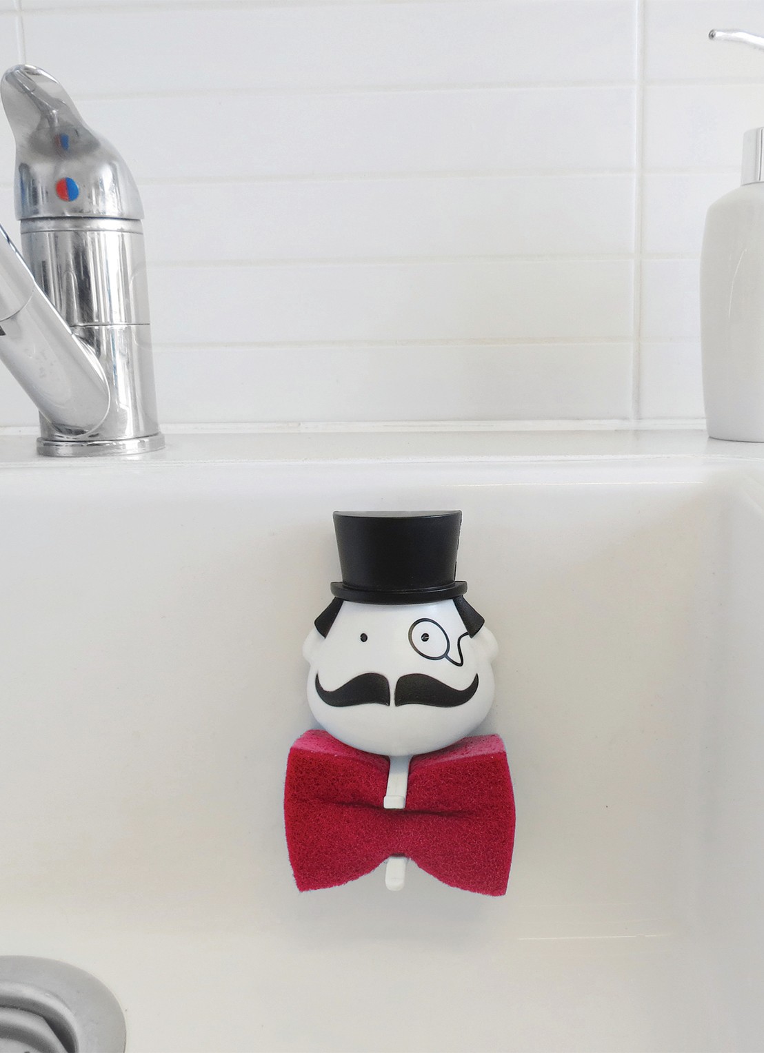 Peleg Design Mr. Sponge sponshouder  - achterkant zwart