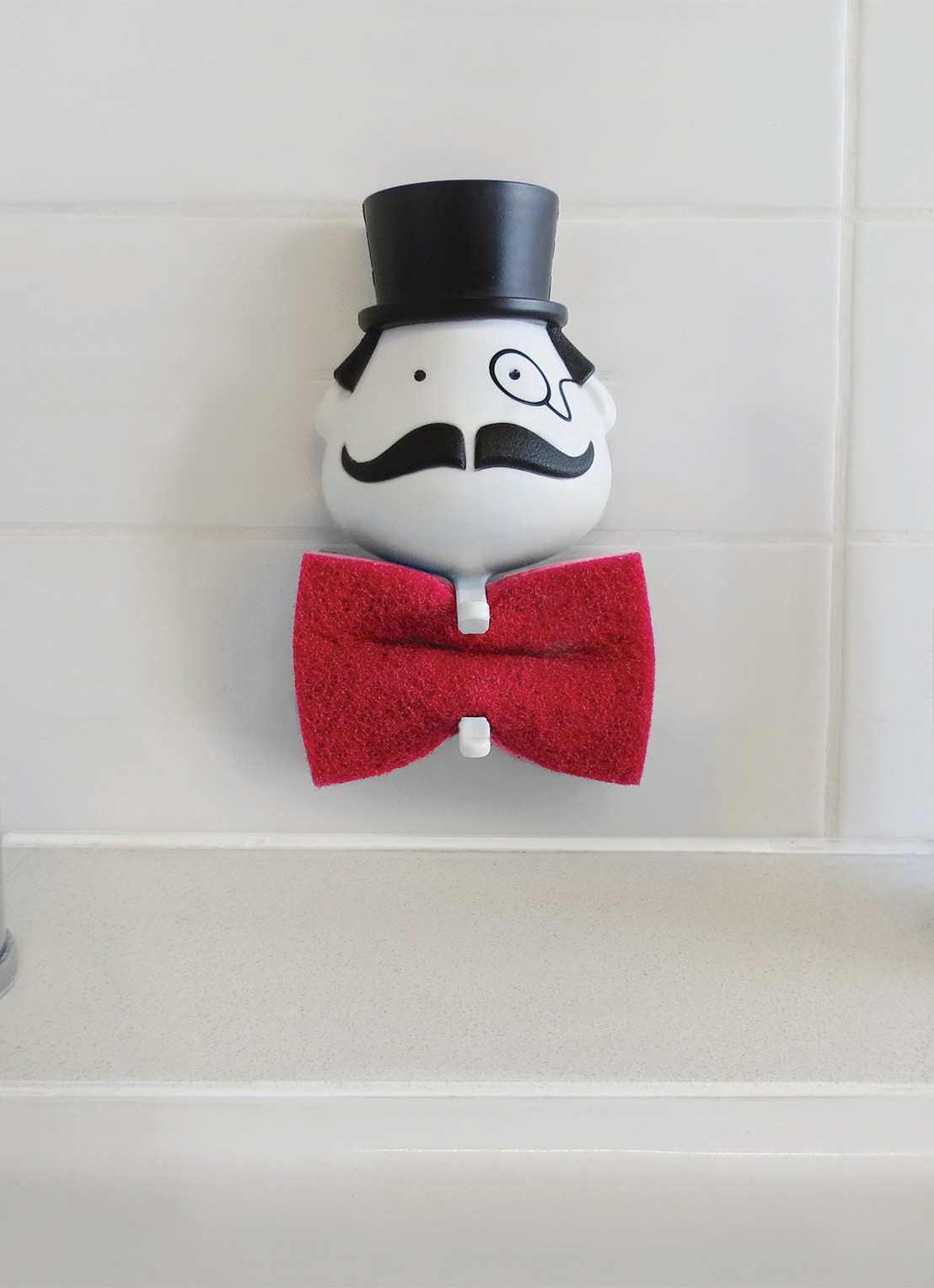 Peleg Design Mr. Sponge sponshouder  - voorkant 6 zwart