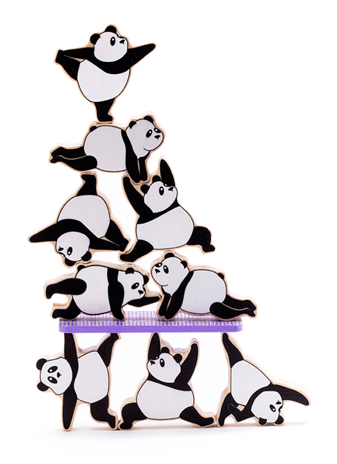 Peleg Design Zen Panda balansspel  - voorkant wit
