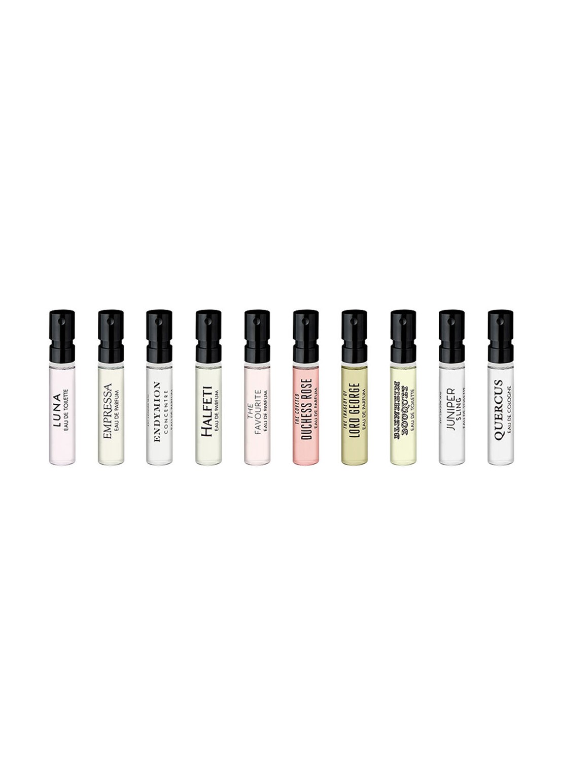Penhaligon's Best Seller Scent Library Discovery Set - mini sample geurenset - voorkant 2 undefined
