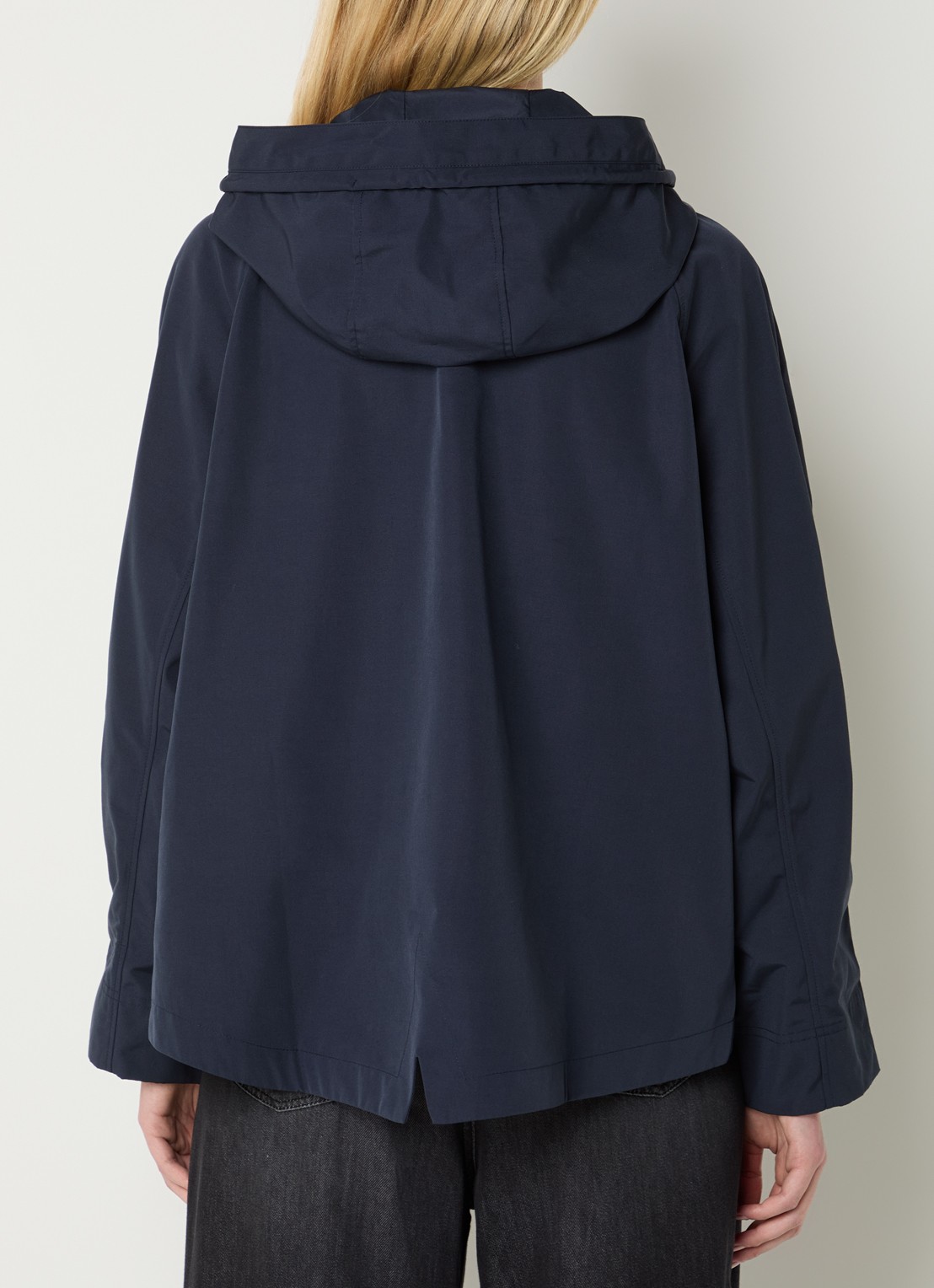 Pennyblack Balpino jack met capuchon en steekzakken - achterkant 3 donkerblauw