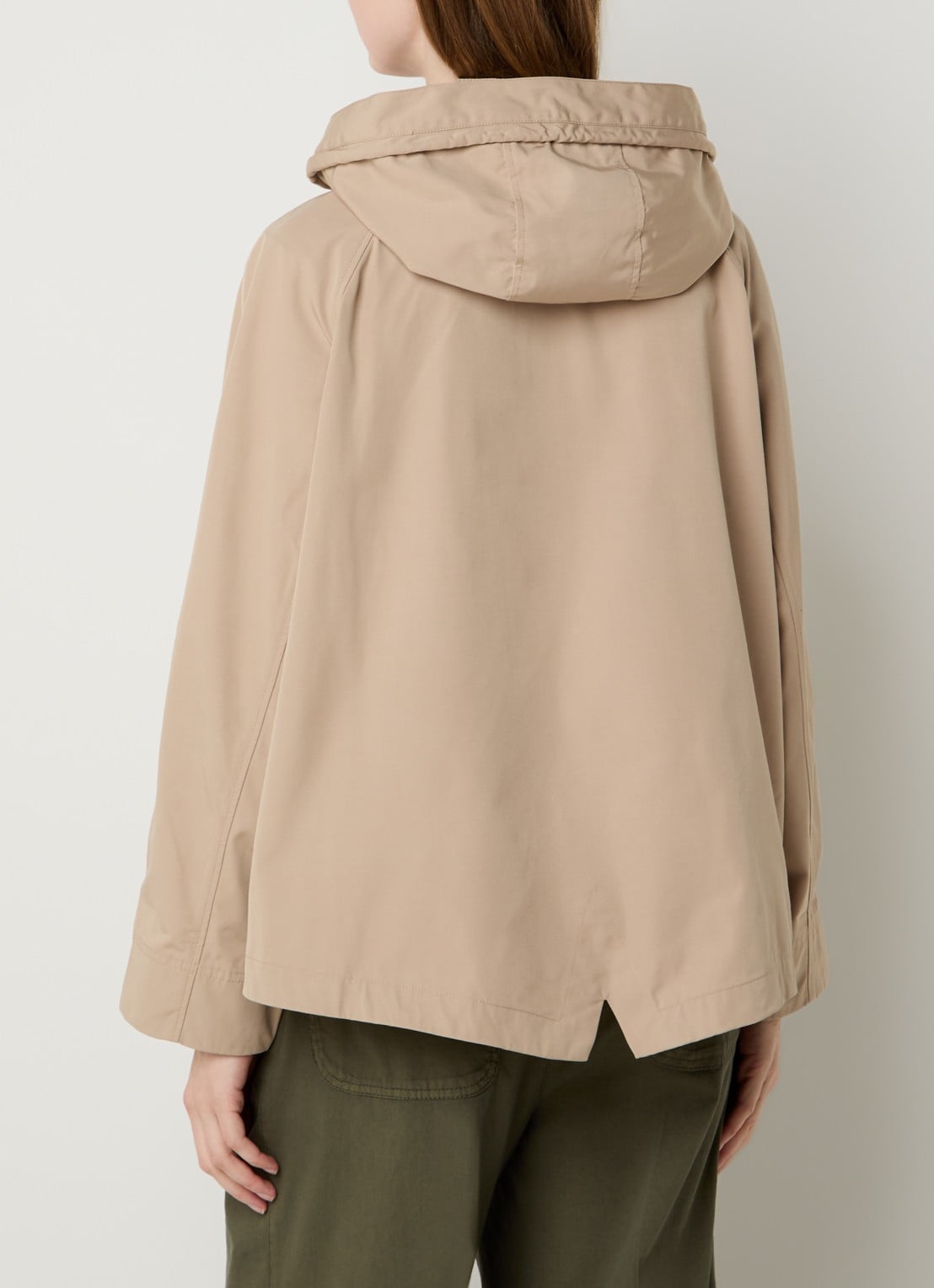 Pennyblack Balpino jack met capuchon en steekzakken - achterkant 2 beige