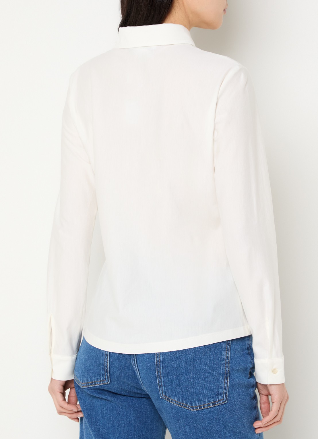 Pennyblack Blouse met borstzak - achterkant wit
