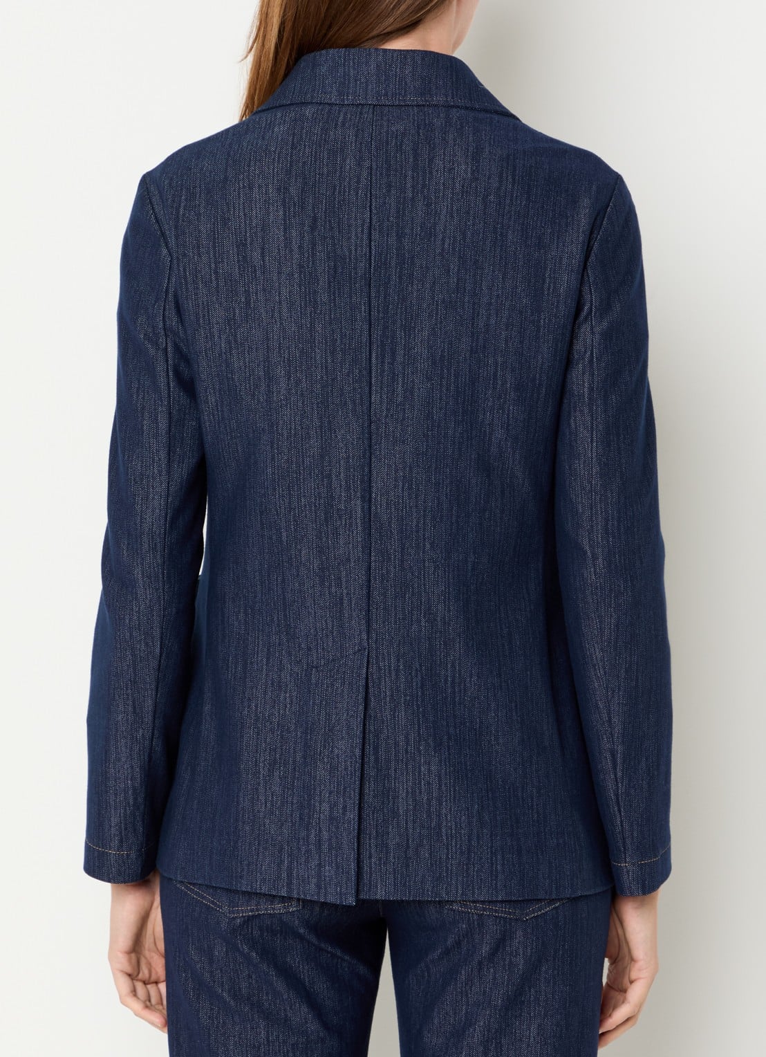 Pennyblack Iliade double-breasted blazer met opgestikte zakken - achterkant 4 donkerblauw