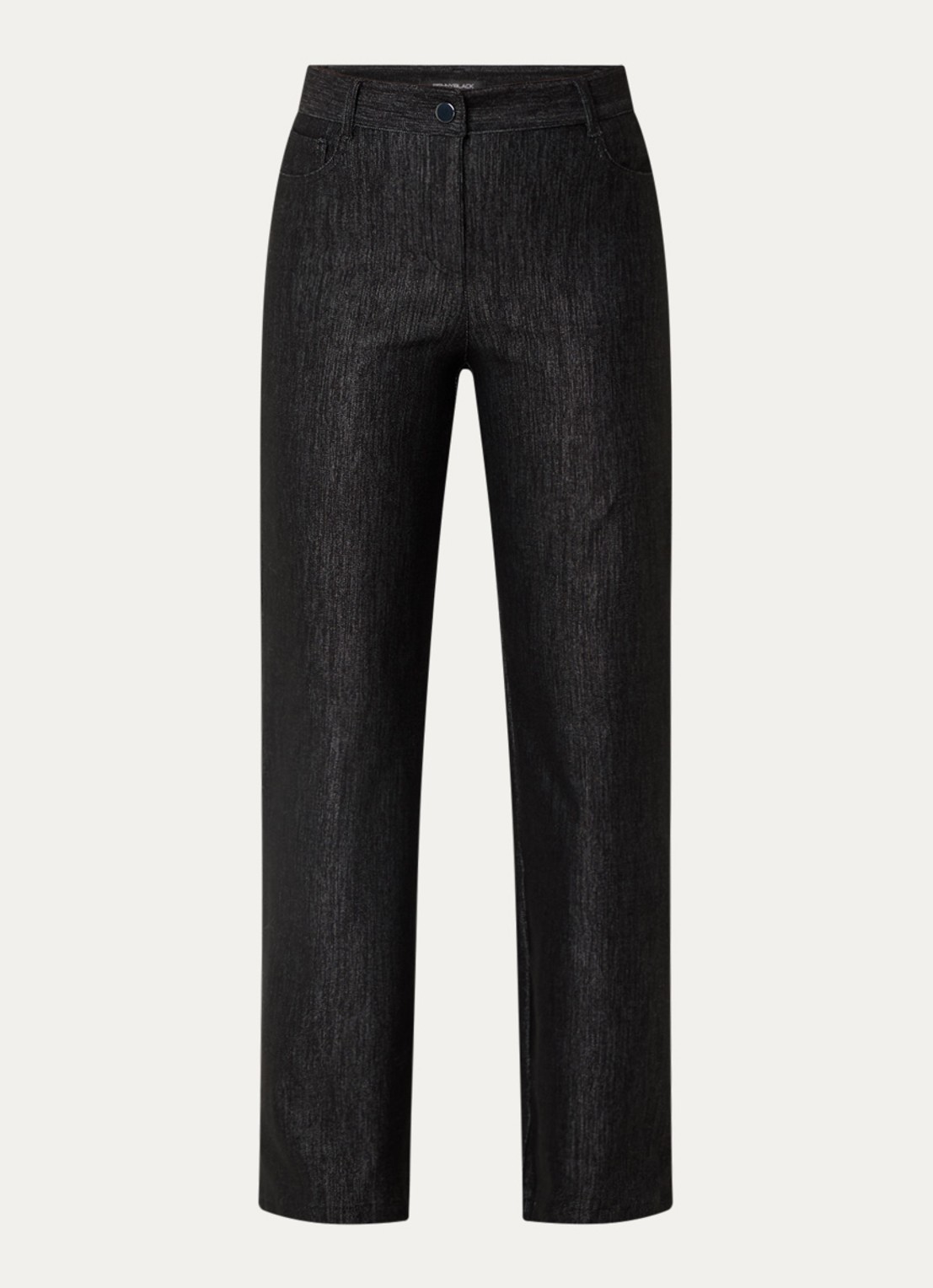 Pennyblack Ragtime high waist wide leg jeans met stretch - voorkant 4 zwart