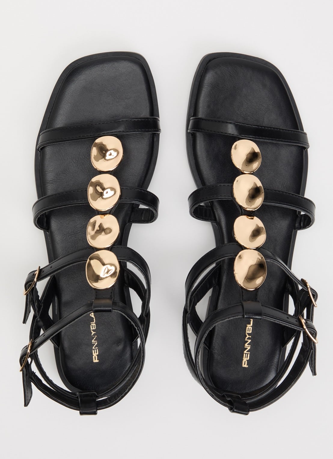 Pennyblack Sandaal met applicatie - detail 6 zwart